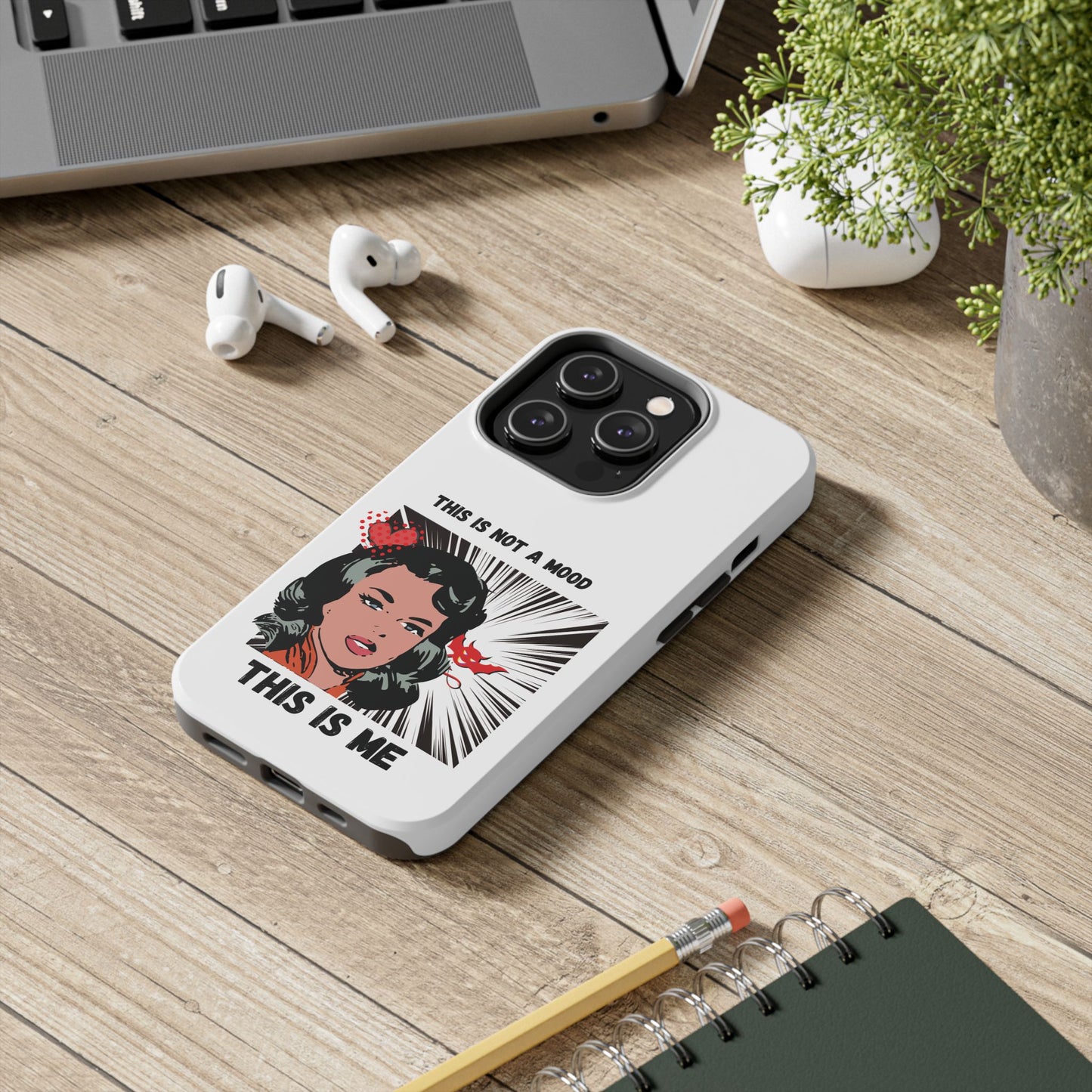 This is Not a Mood Tough Phone Cases, iPhone & Samsung cases, wireless charging, attitude, snarky, fun, gifts for women, gifts for friends