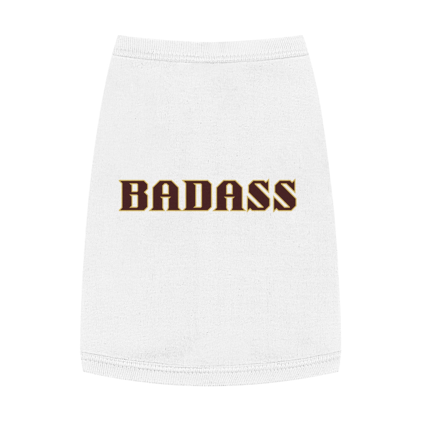 Badass Pet Tank Top, funny, snarky, attitude, bold, dog clothes, gifts, pet fashions, furry friends, cotton, dog shirts, cat shirts