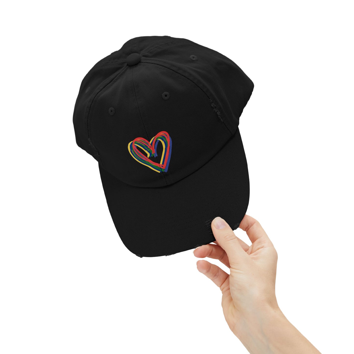 Rainbow Hearts Cap
