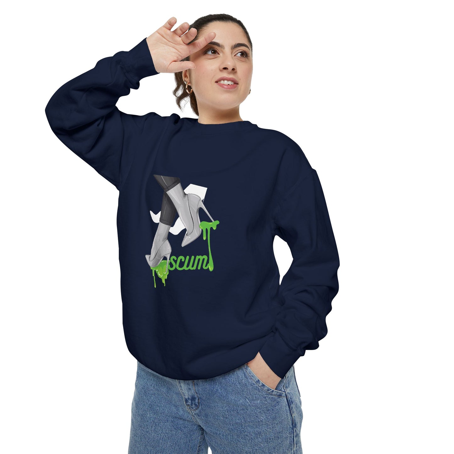 High Heels Dripping Scum Unisex Sweatshirt