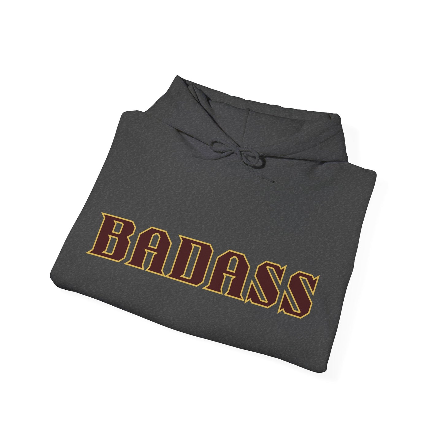 Badass Unisex Heavy Blend™ Hooded Sweatshirt, funny, strong, hoodies, gifts for friends, gender neutral, personality, attitude, warm, soft