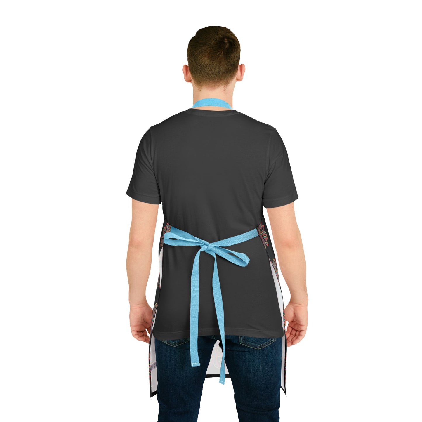 Black Floral Chefs Apron