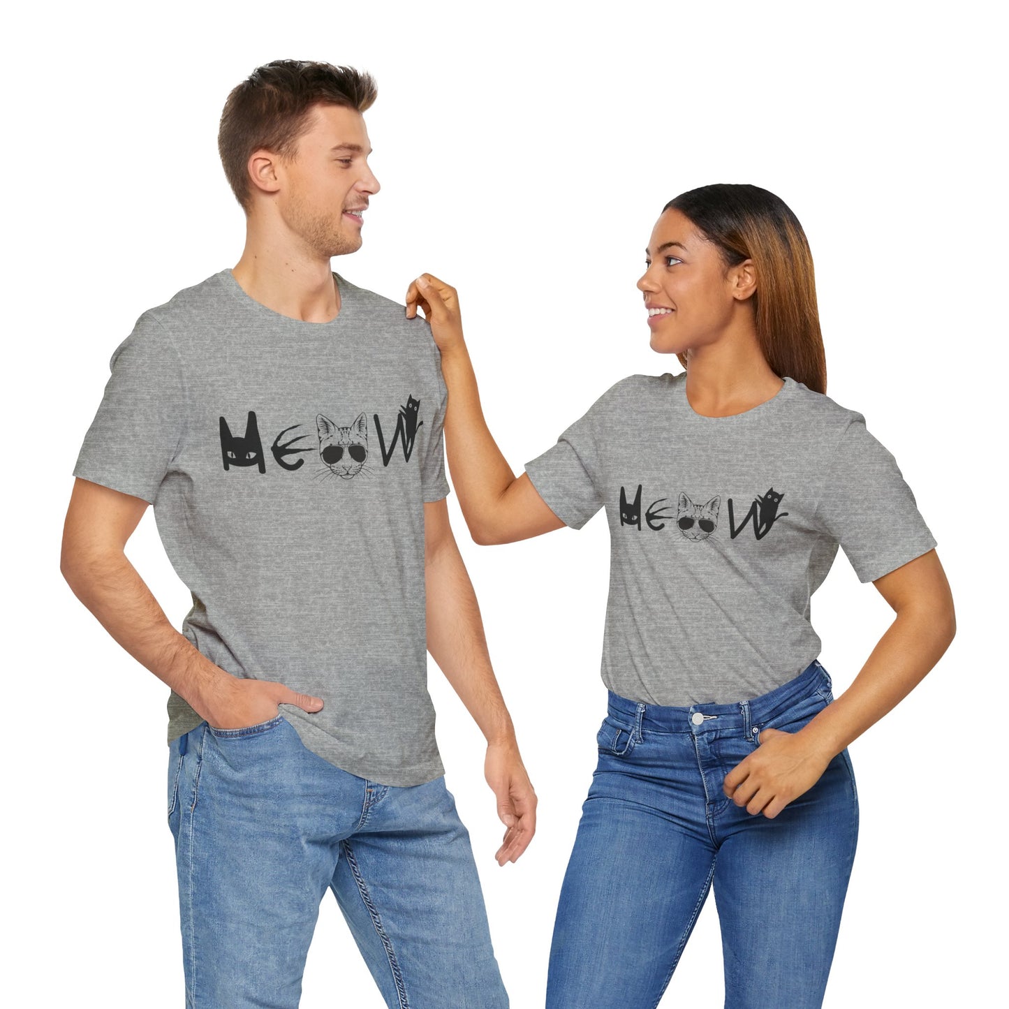 Meow Unisex Tee - Cats, Sassy, Fun Shirt for Halloween or Election Gift