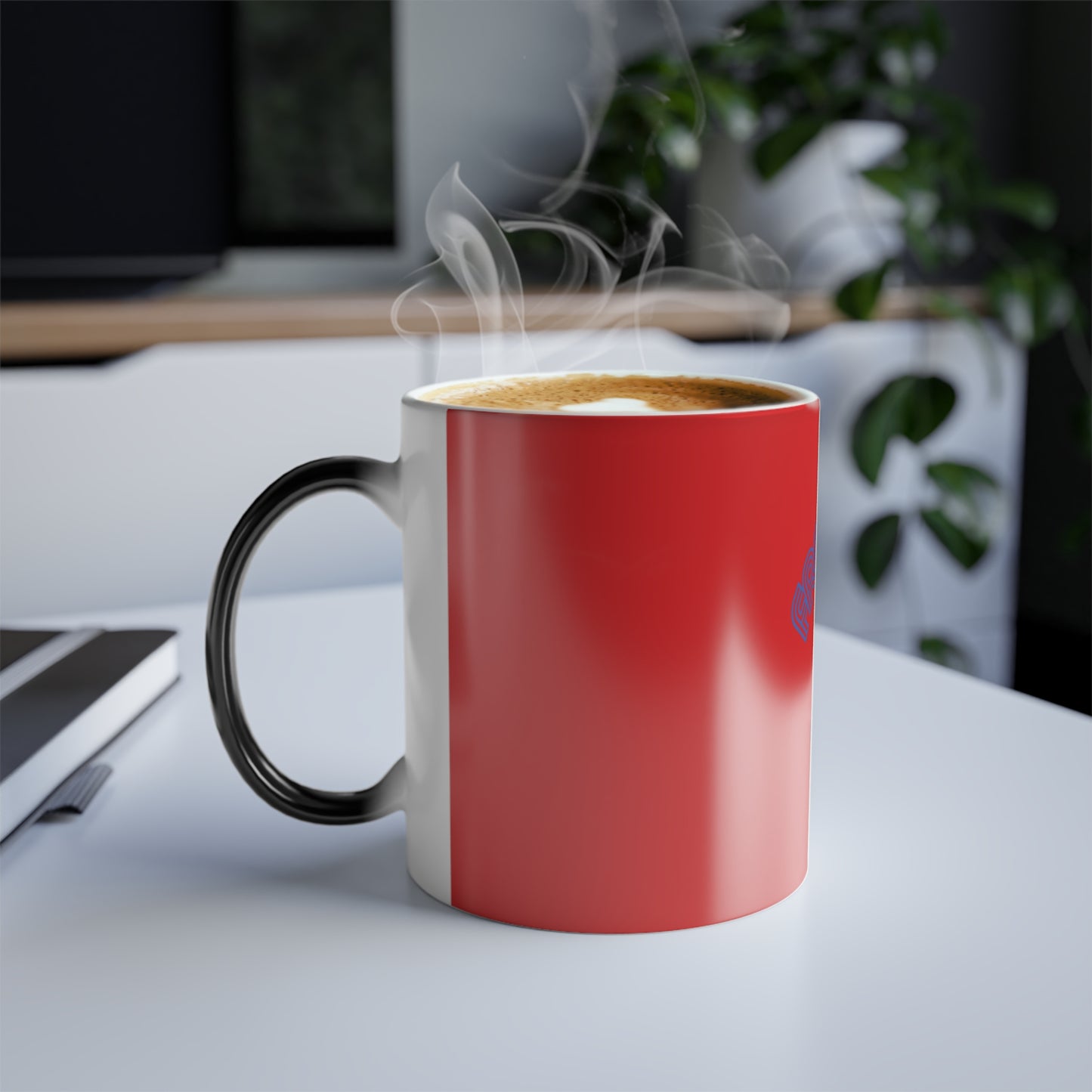 Freedom & Joy Red Color Morphing Mug