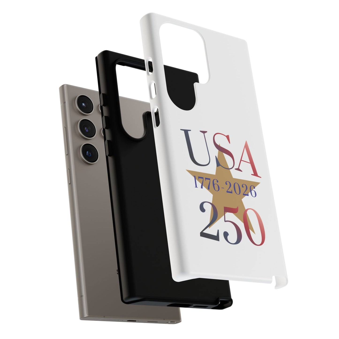 USA 250 Phone Case — 1776–2026 Bicentennial Celebration Protective Case