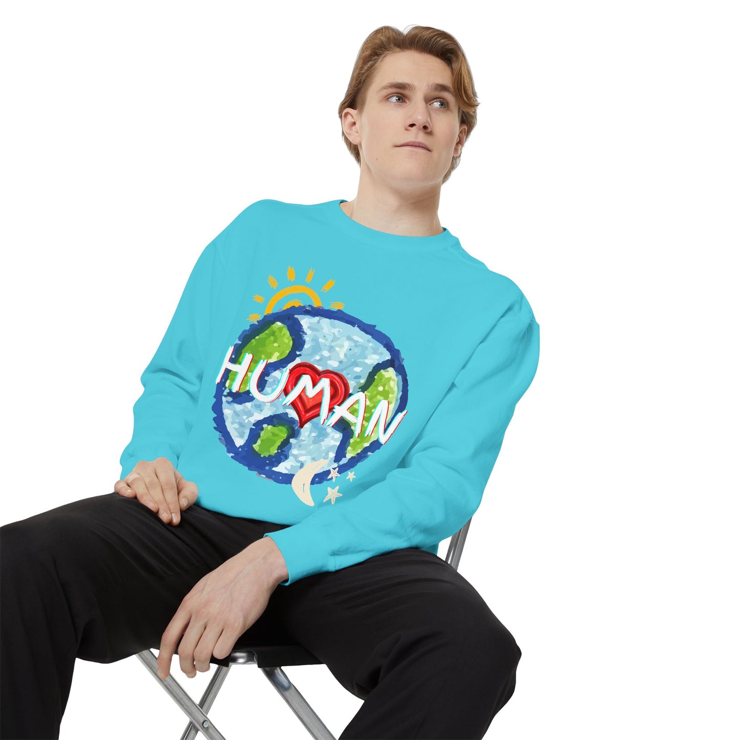 Human World Graphic Unisex Sweatshirt