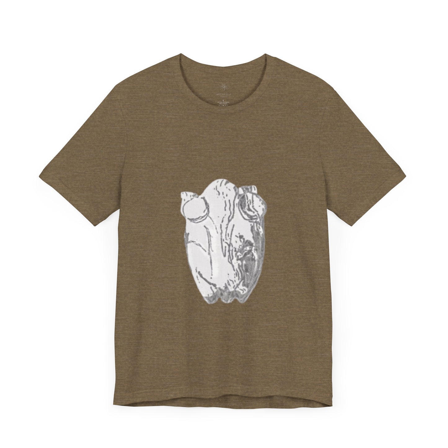 White Frog Unisex Tee - Nature and Animals Gender Neutral T-Shirt