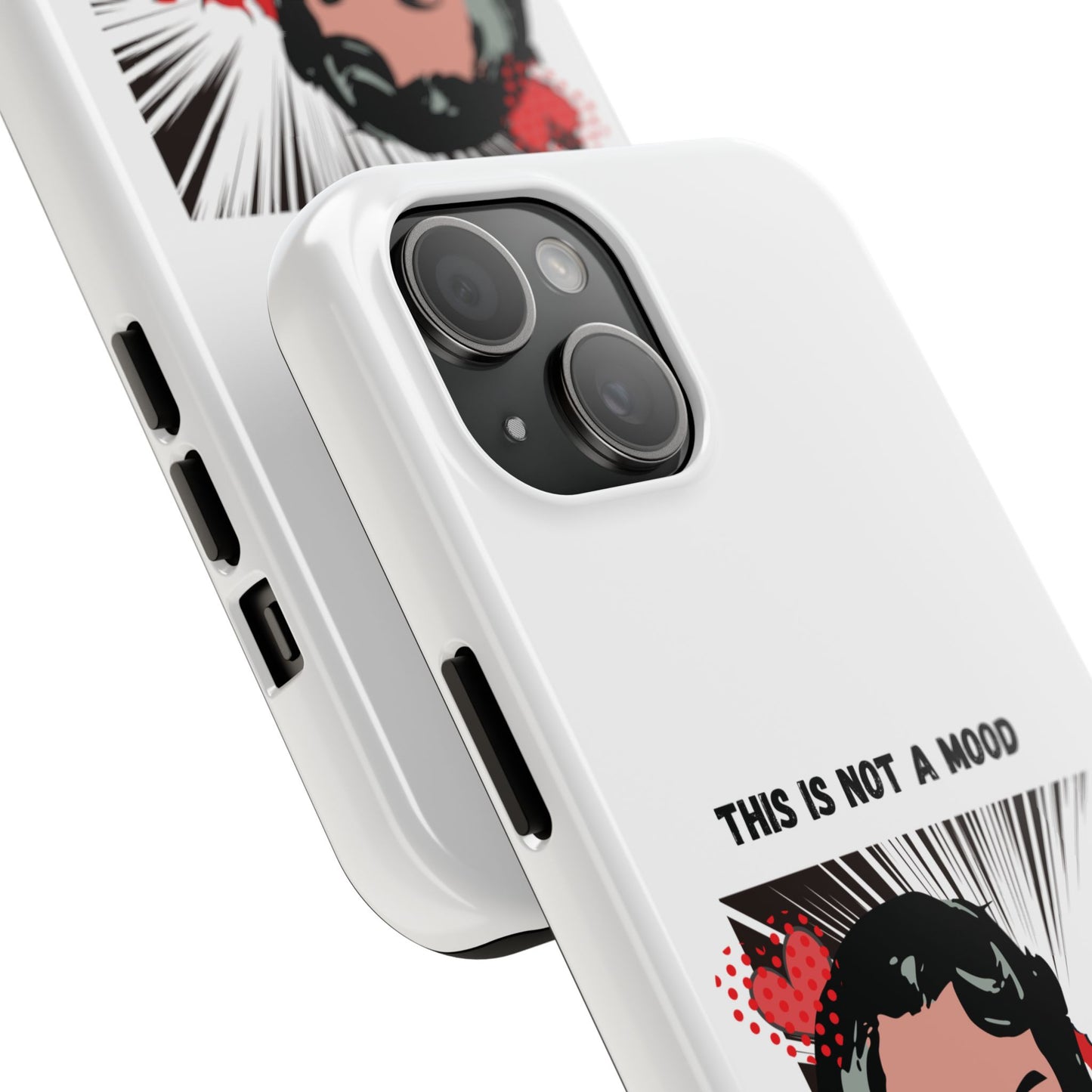 This is Not a Mood Tough Phone Cases, iPhone & Samsung cases, wireless charging, attitude, snarky, fun, gifts for women, gifts for friends