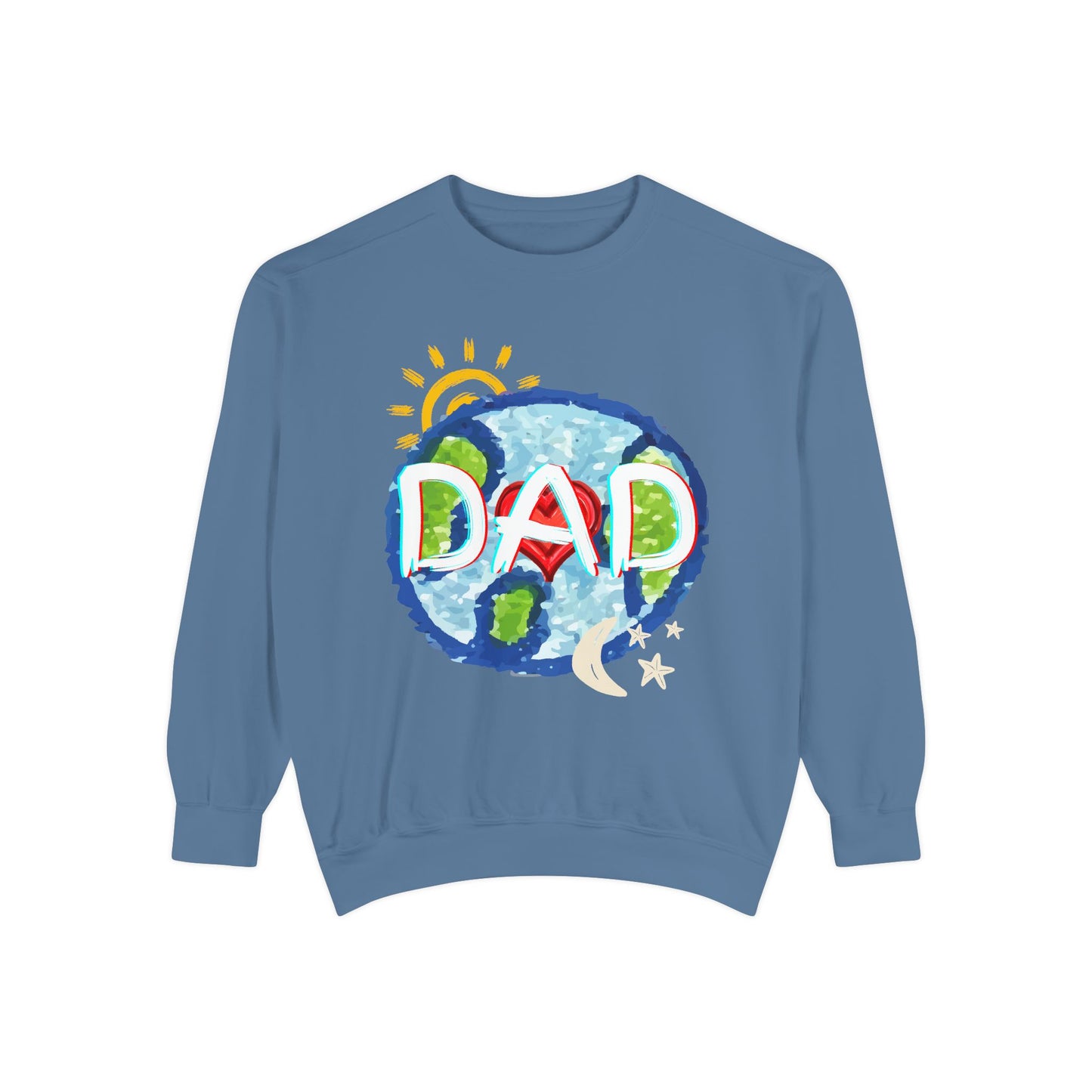 Dad's World Graphic Unisex Sweatshirt for Father's Day