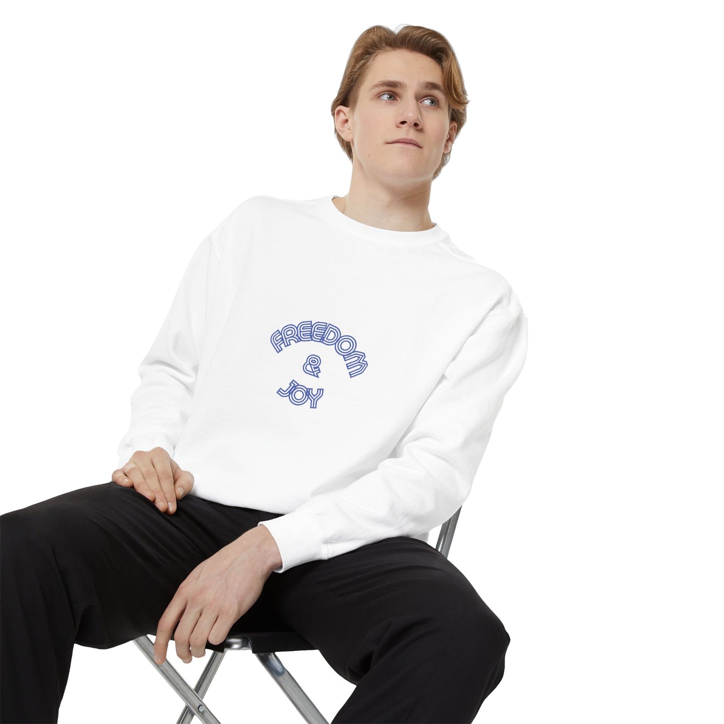 Freedom & Joy Unisex Sweatshirt - America Equality Love Election Gift Comfy