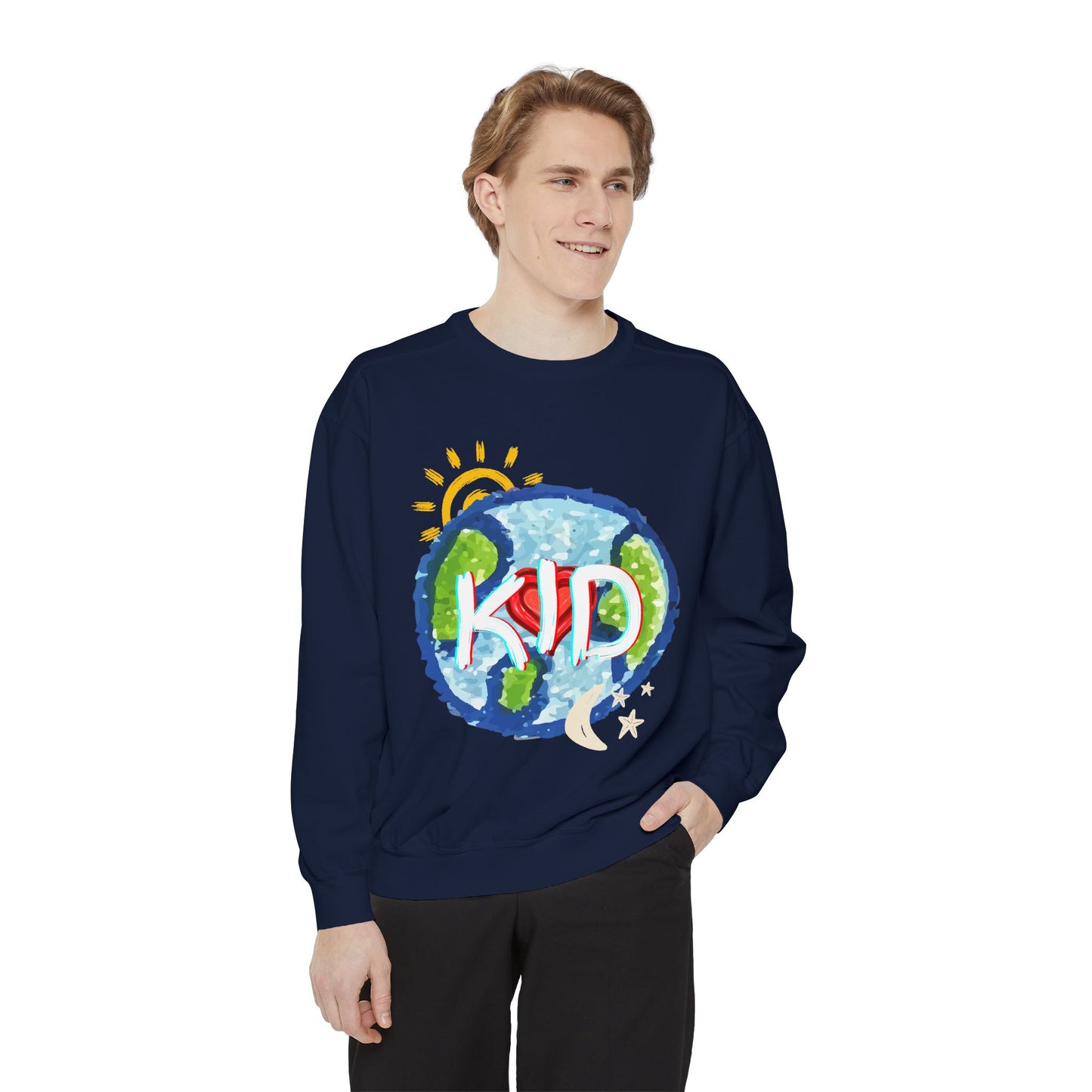 Kid World Graphic Unisex Sweatshirt
