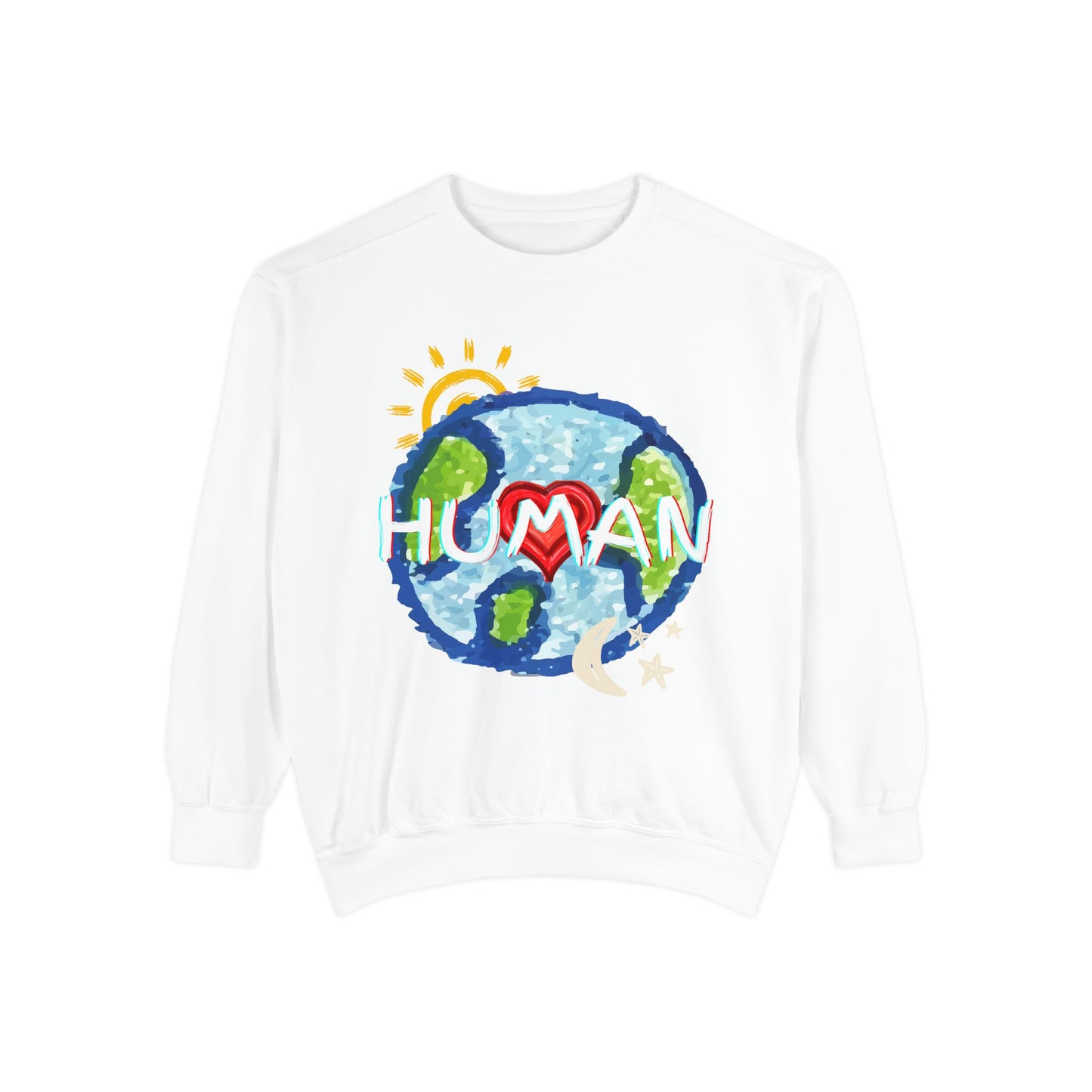 Human World Graphic Unisex Sweatshirt