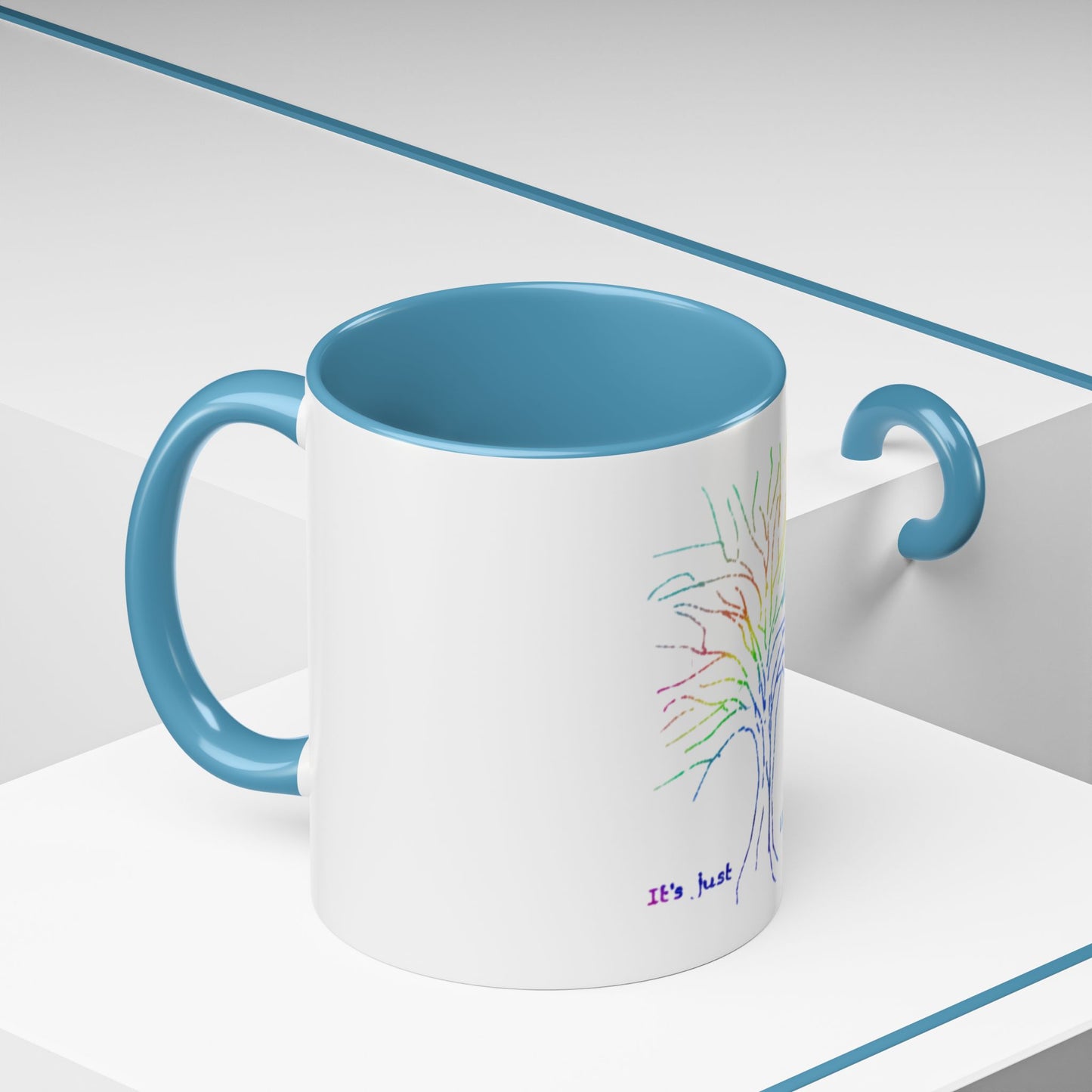 Rainbow Tree Coffee Mug, It’s Just Life