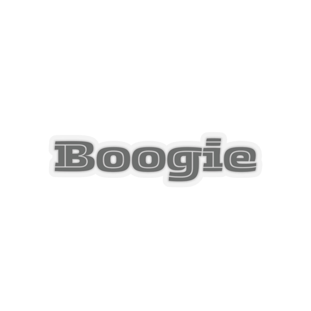 Boogie Black Kiss-Cut Stickers, Music Lover Decals, Disco Dance Party Decor, Vinyl Laptop Sticker, Groovy Car Sticker, Retro 70s Theme