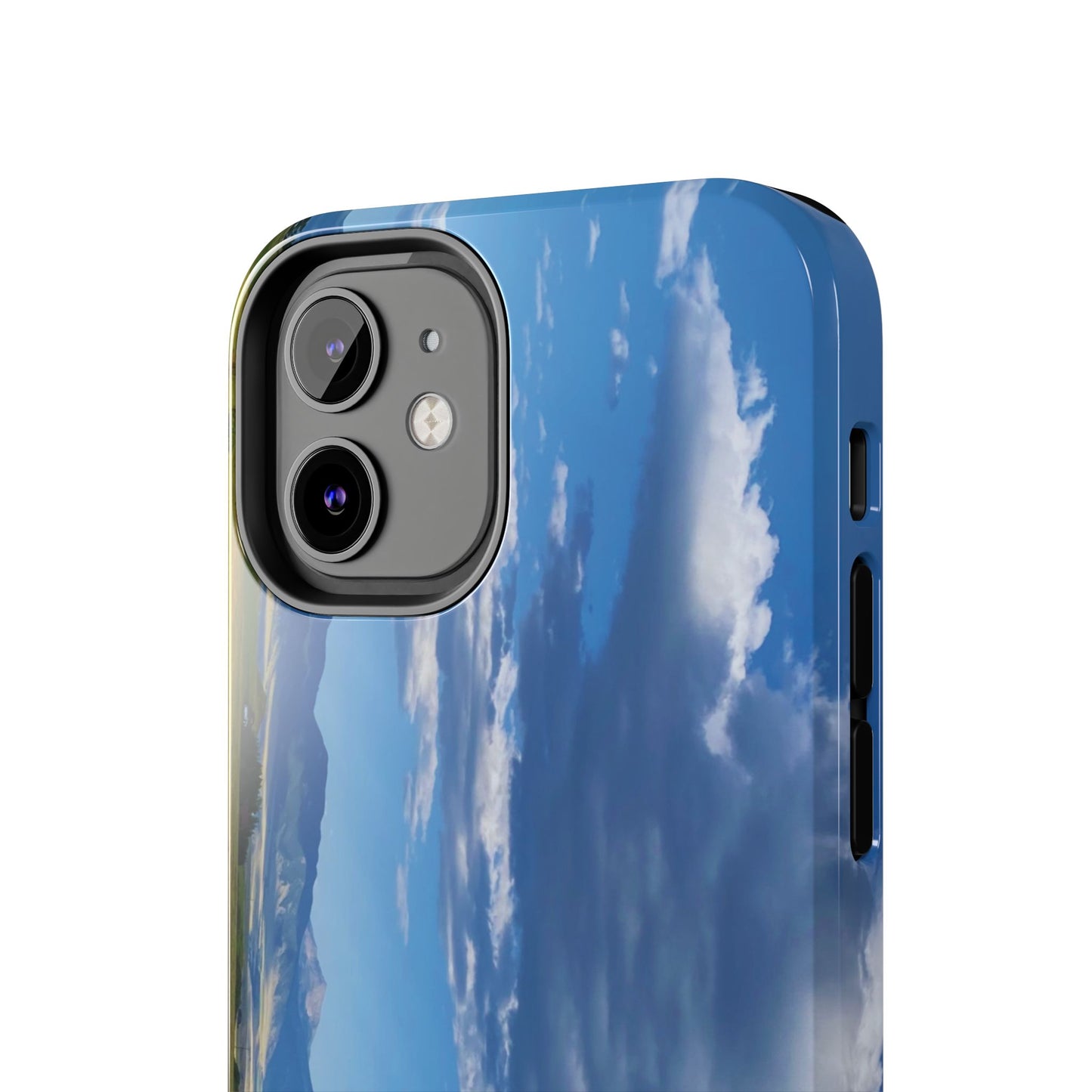 Western Clouds and Mountains Tough Phone Cases, iPhone & Samsung cases, wireless charging, sky, nature, landscape, original photo, gifts