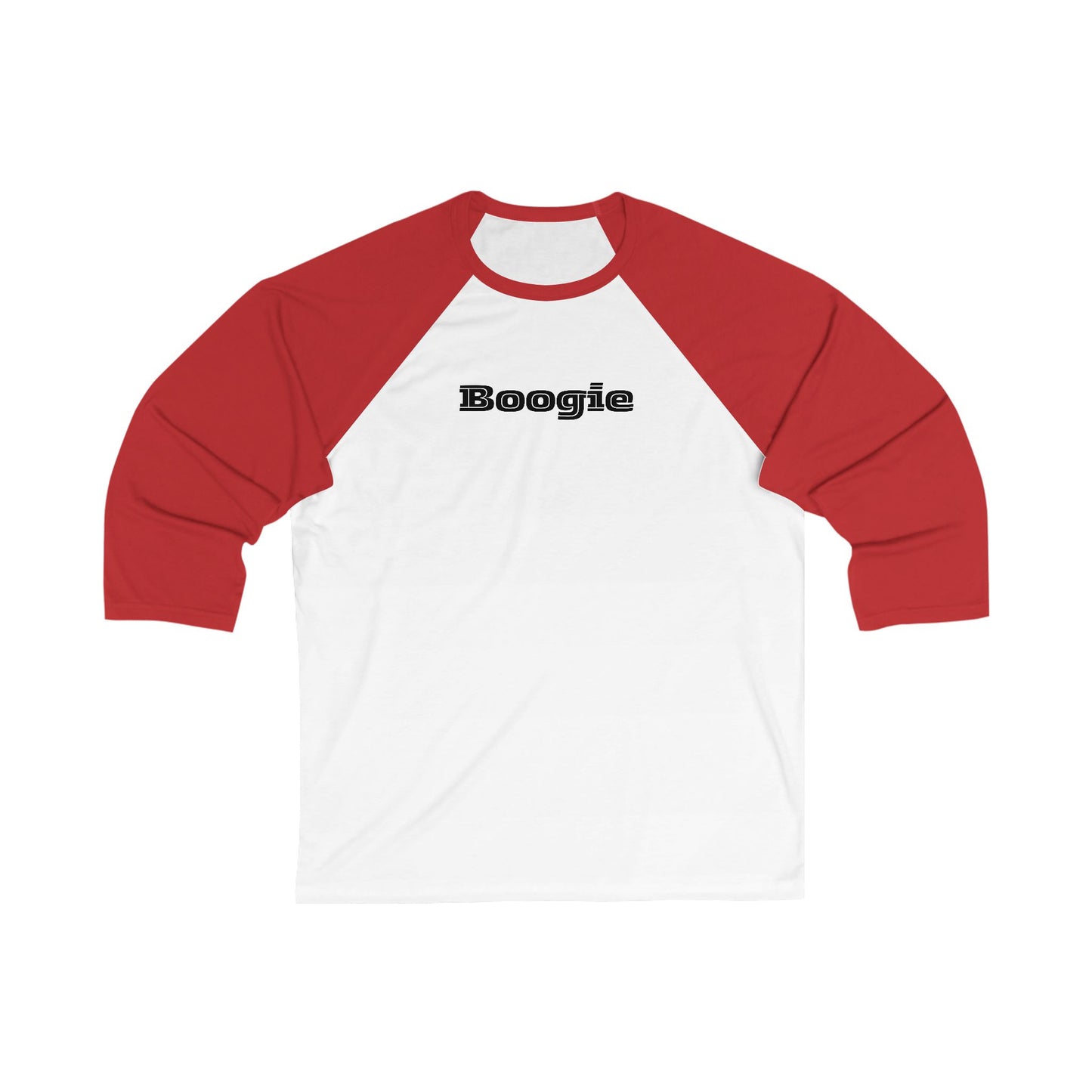 Boogie Unisex 3\4 Sleeve Baseball Tee, dance, fun shirt, 2 color shirts, gender neutral gifts for women men teens friends birthday Christmas