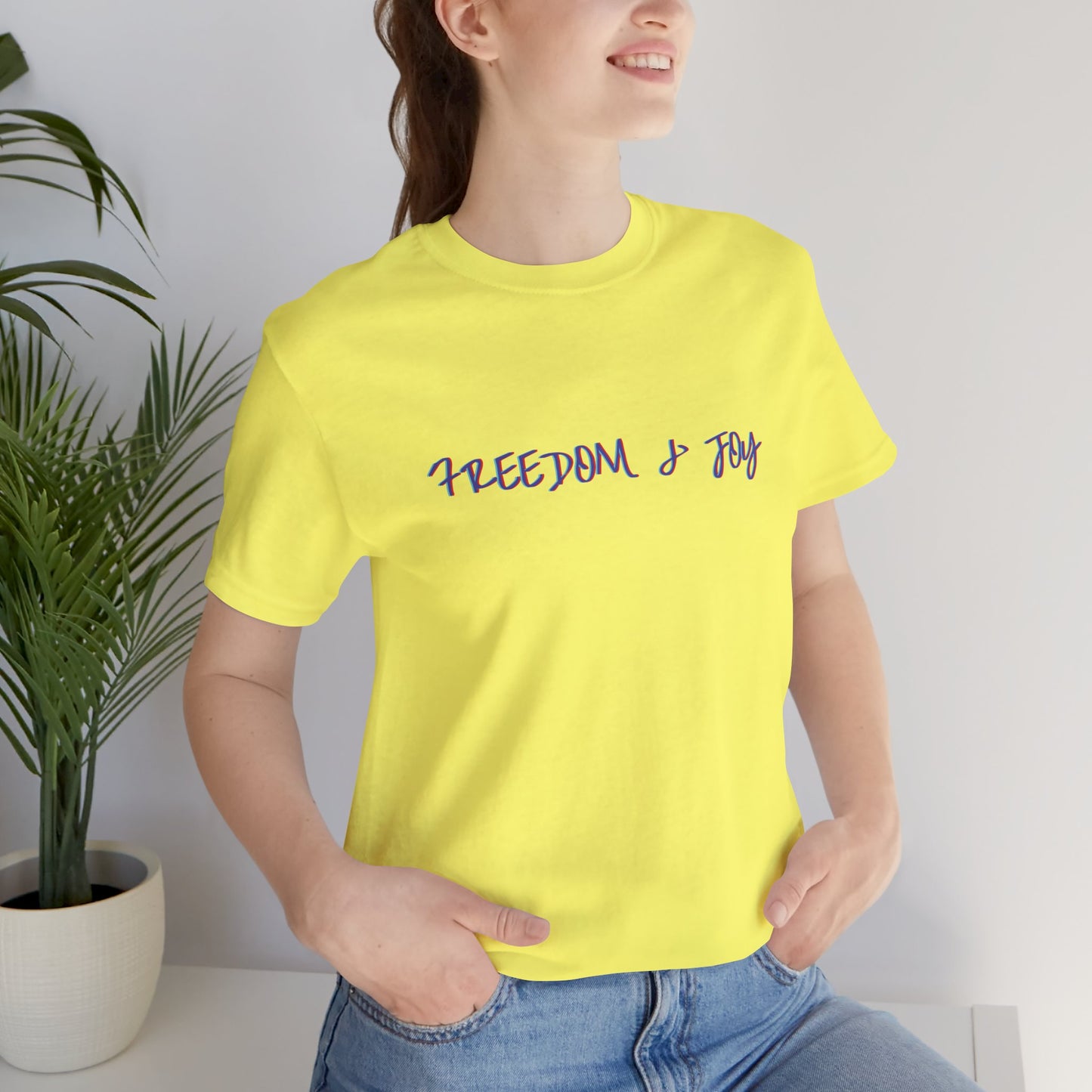 Freedom & Joy Unisex Tee - America Pride Equality Love Election Gift