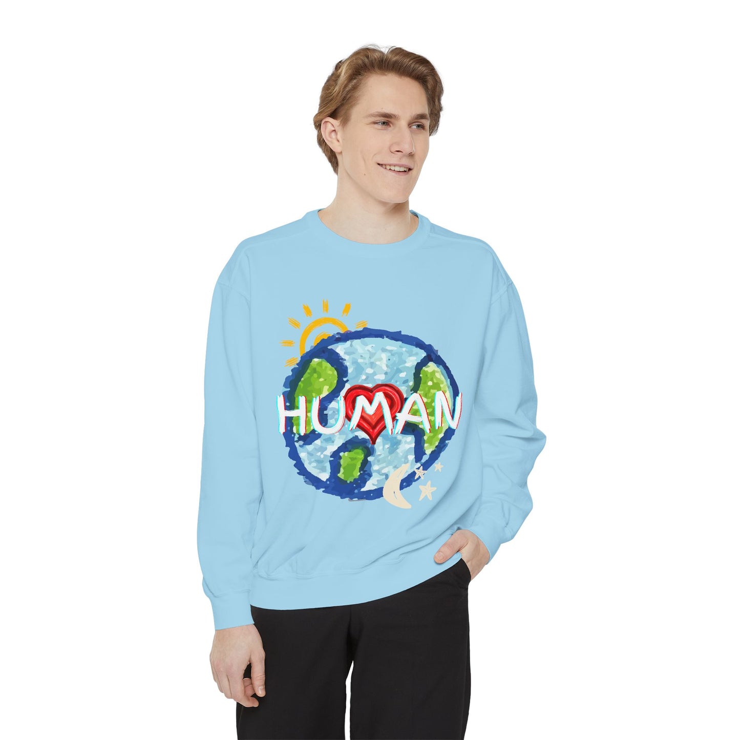 Human World Graphic Unisex Sweatshirt