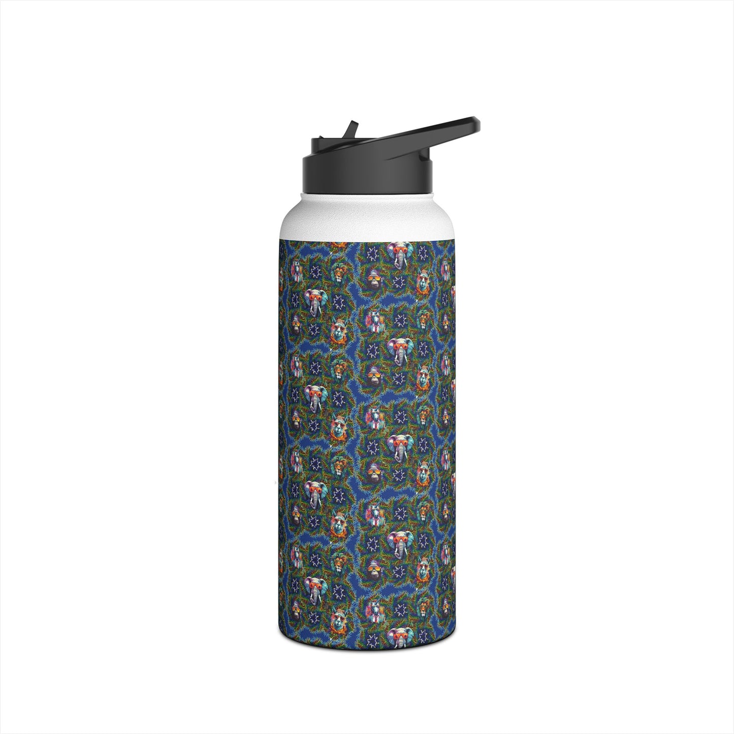 Water Bottle, Wild & Cool Creatures Design, BPA-Free, Eco-Friendly, Kids Gift