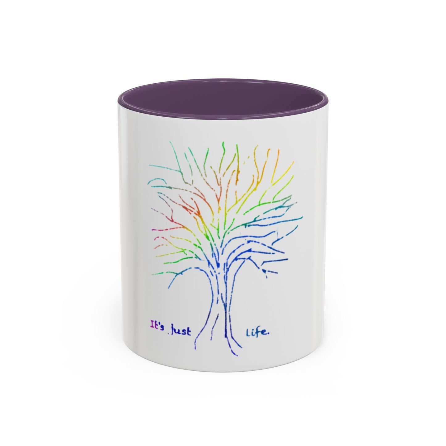 Rainbow Tree Coffee Mug, It’s Just Life