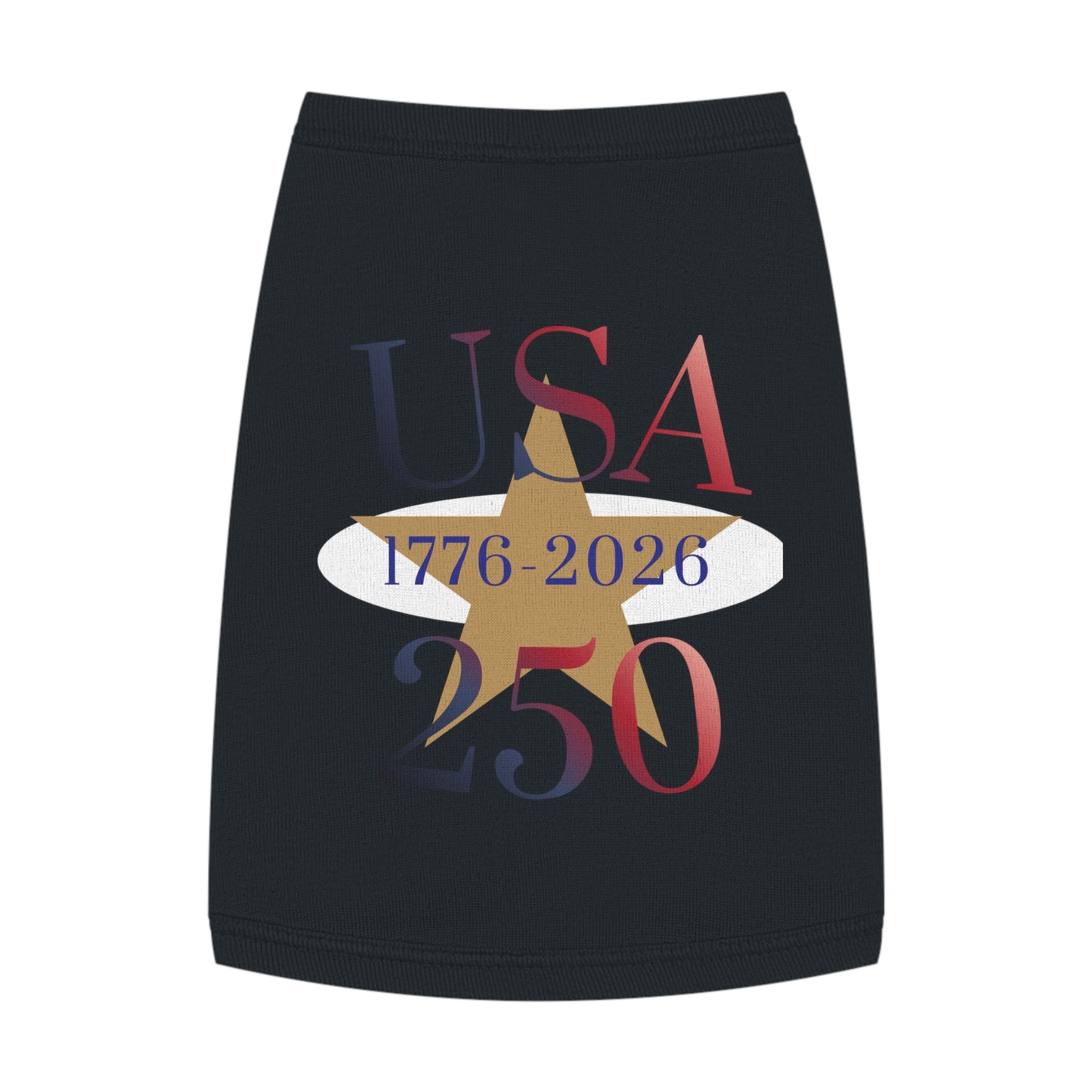 USA 250 Pet Tank Top — Patriotic Fourth of July Shirt