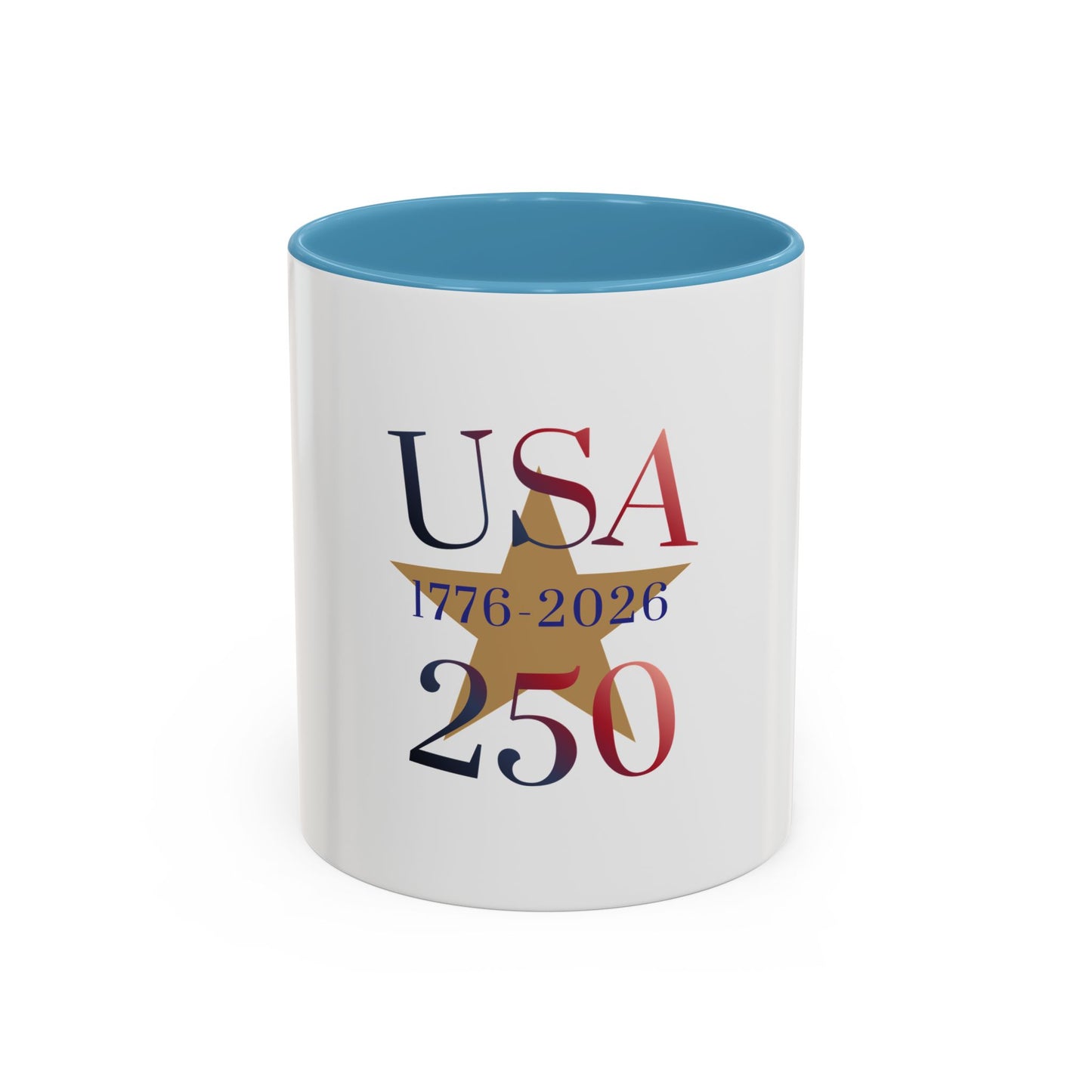 USA 250th Anniversary 1776 Accent Coffee Mug (11/15 oz)