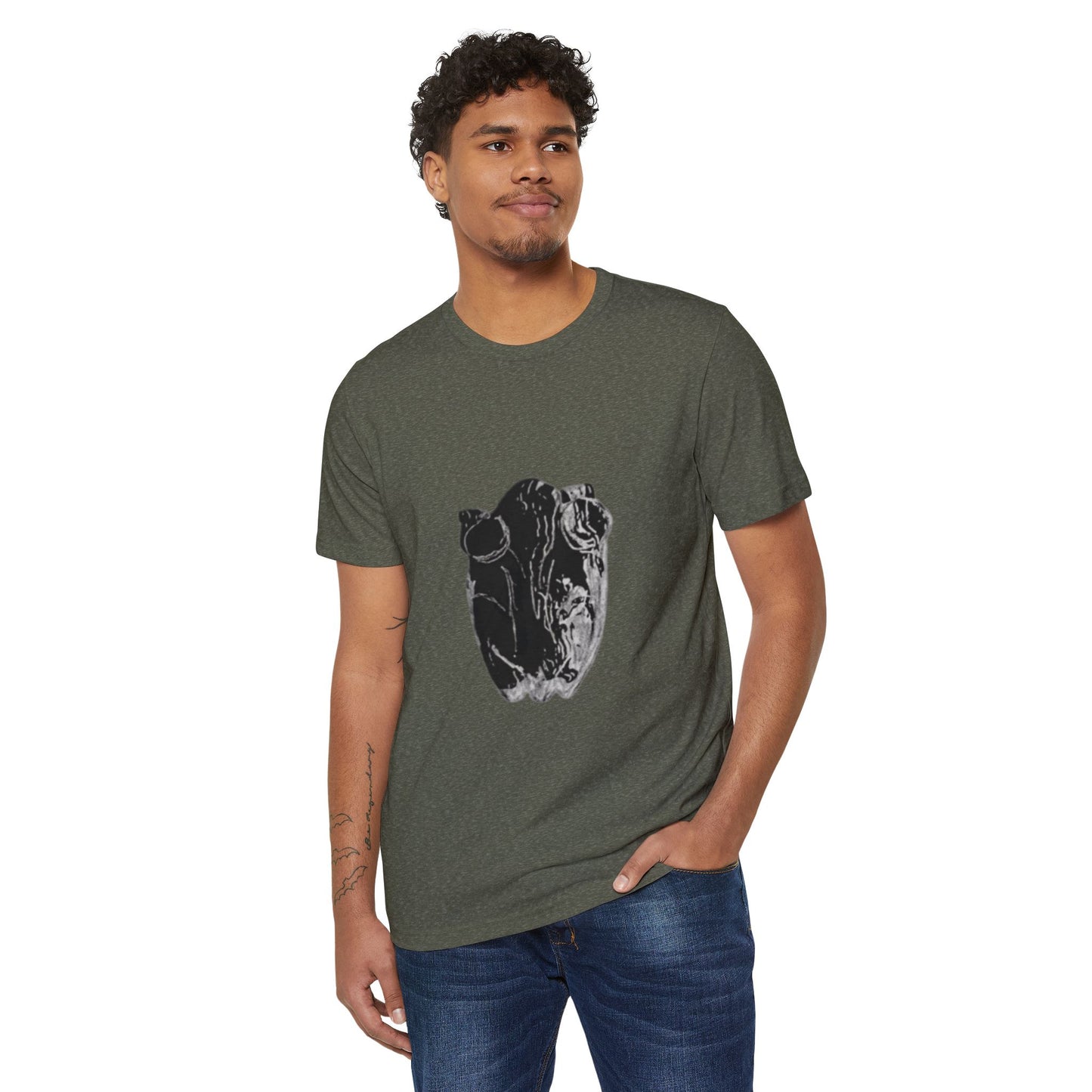 Frog Recycled T-Shirt, Eco-Friendly Tee, Sustainable Fashion, Unisex Organic Shirt, Earth Day Gift