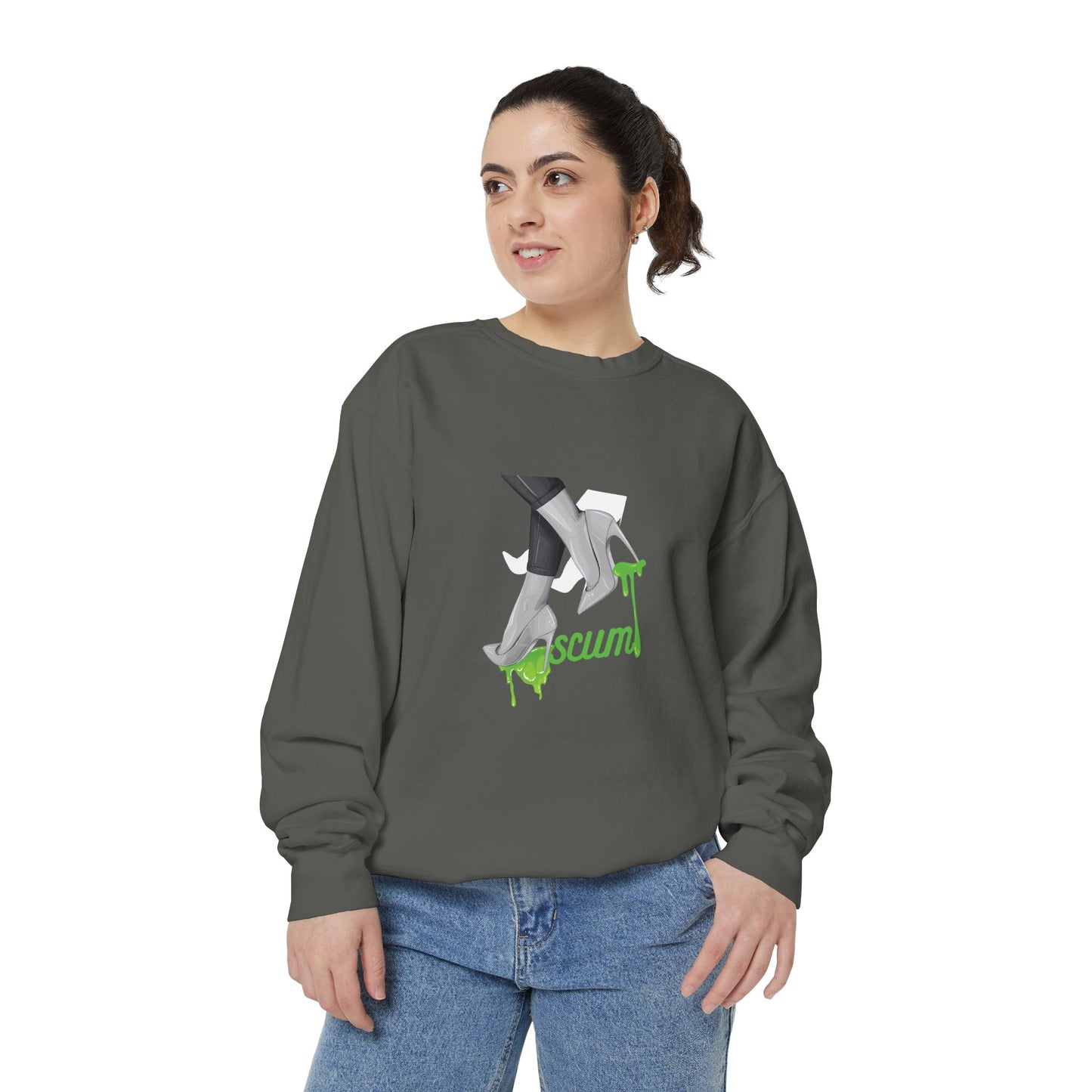 High Heels Dripping Scum Unisex Sweatshirt