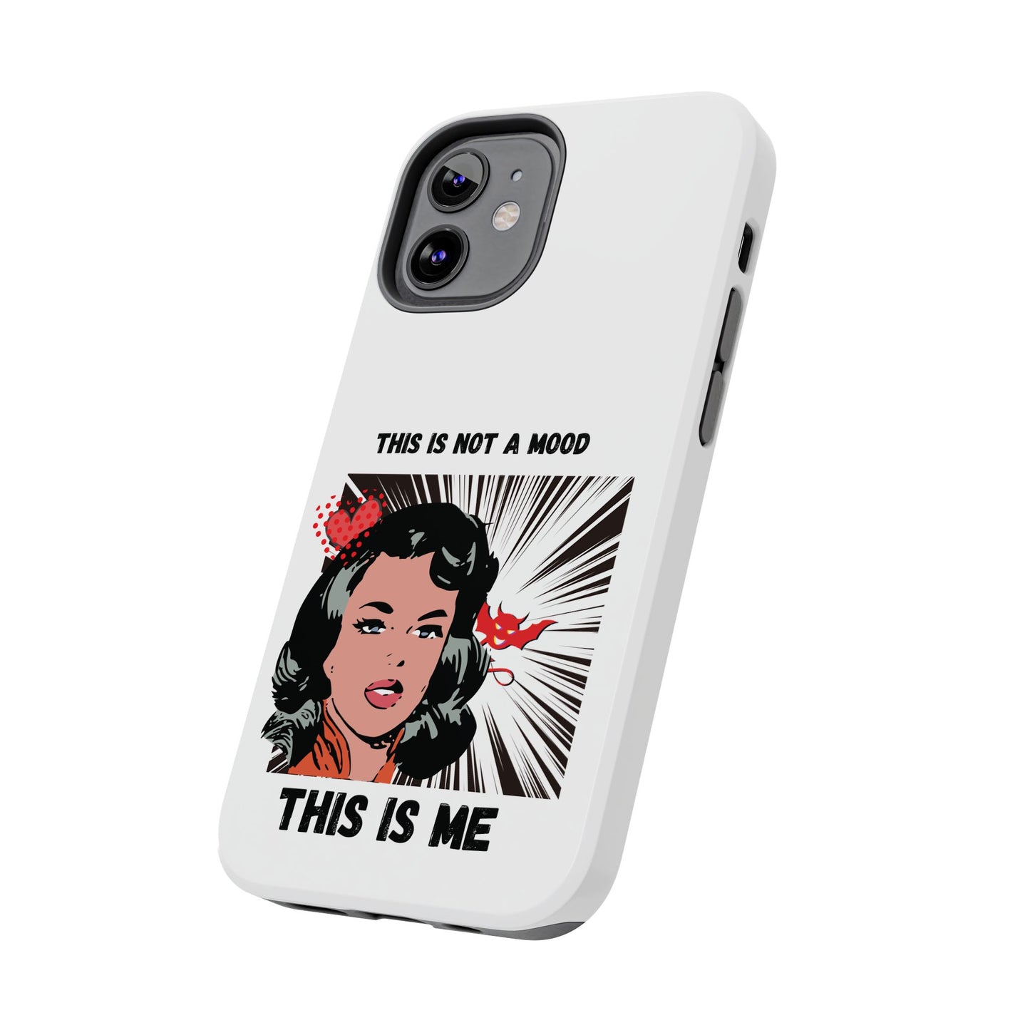This is Not a Mood Tough Phone Cases, iPhone & Samsung cases, wireless charging, attitude, snarky, fun, gifts for women, gifts for friends