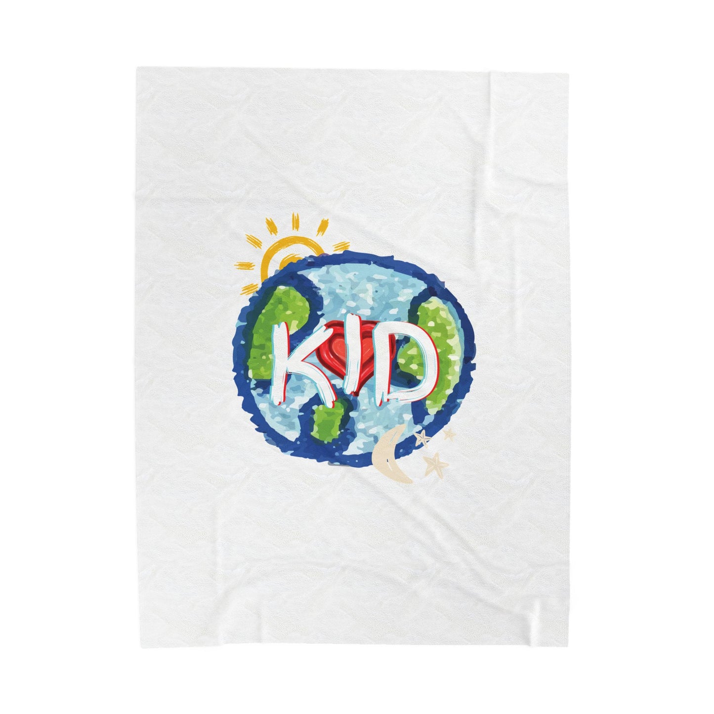 Kid Colorful Velveteen Blanket, Cozy Throw, Home Decor, Gift, Bed Cover, Vibrant Couch Blanket, Gender Neutral, Birthday, Christmas