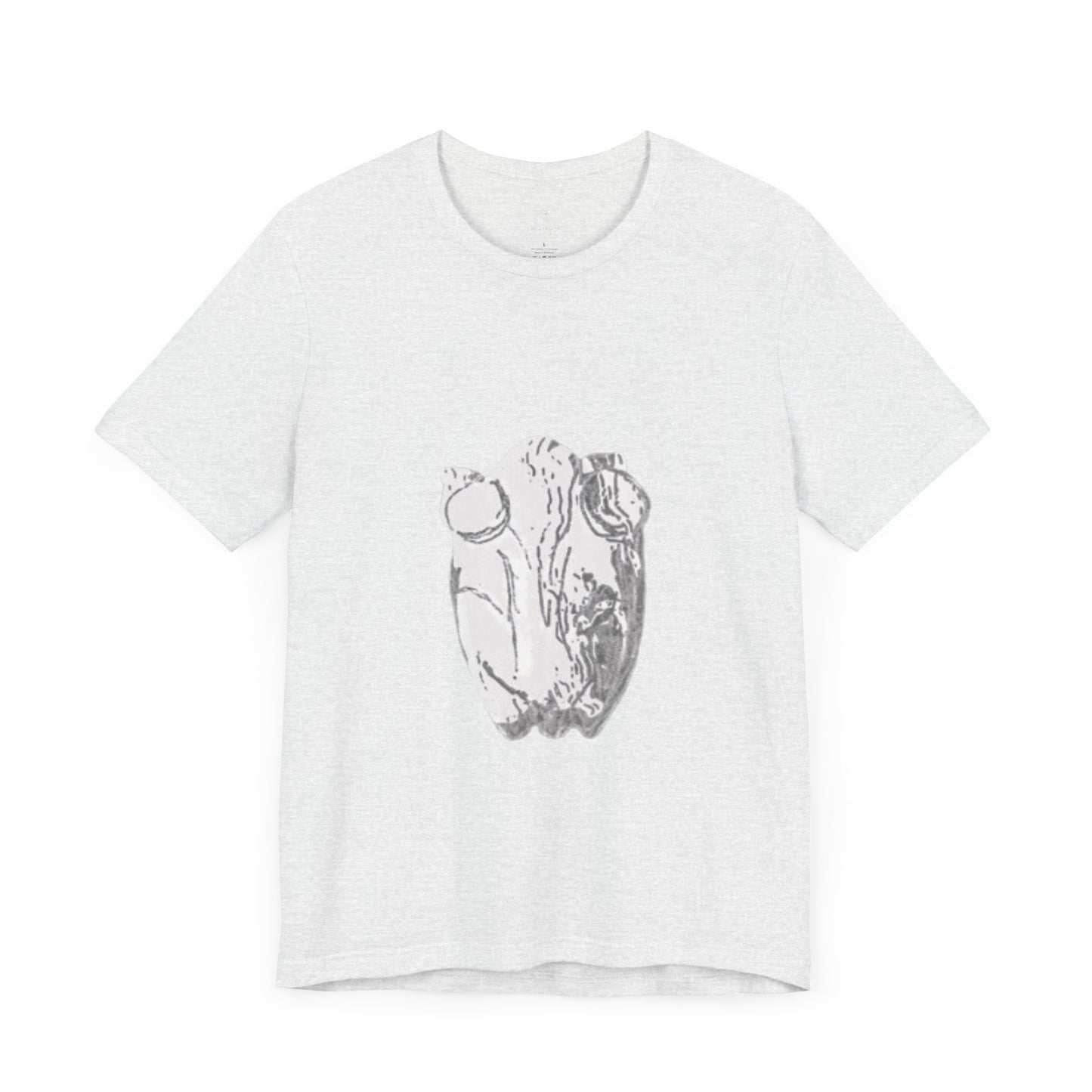White Frog Unisex Tee - Nature and Animals Gender Neutral T-Shirt