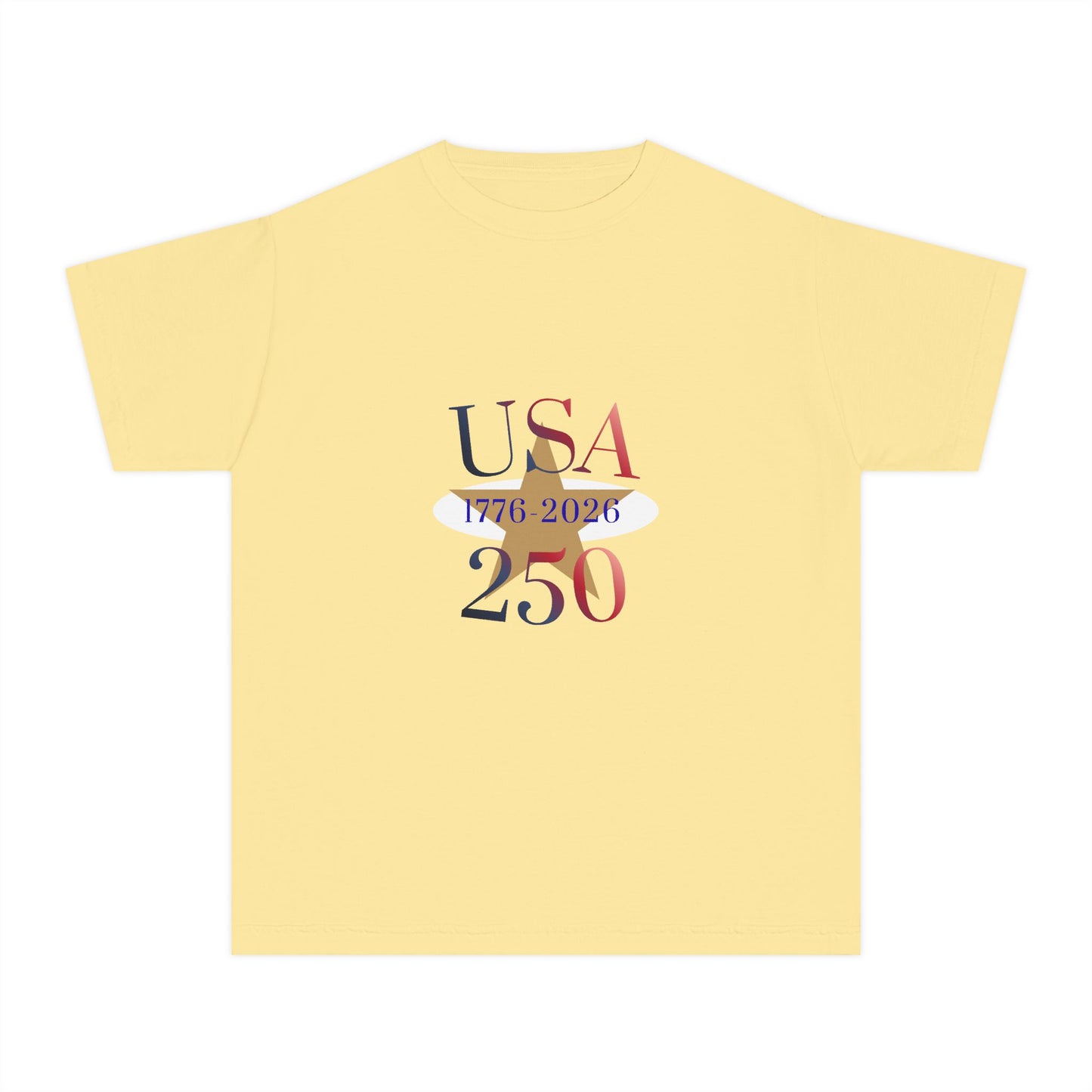 Youth 250th Anniversary USA Patriotic Tee — 1776–2026 Commemorative Shirt