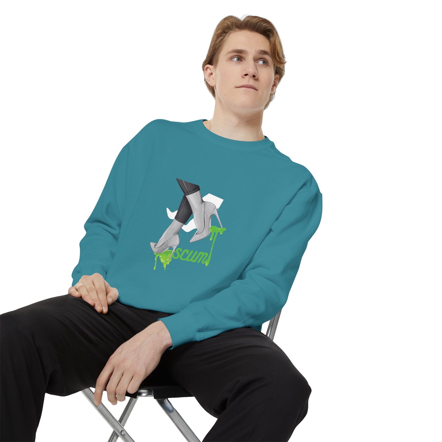 High Heels Dripping Scum Unisex Sweatshirt