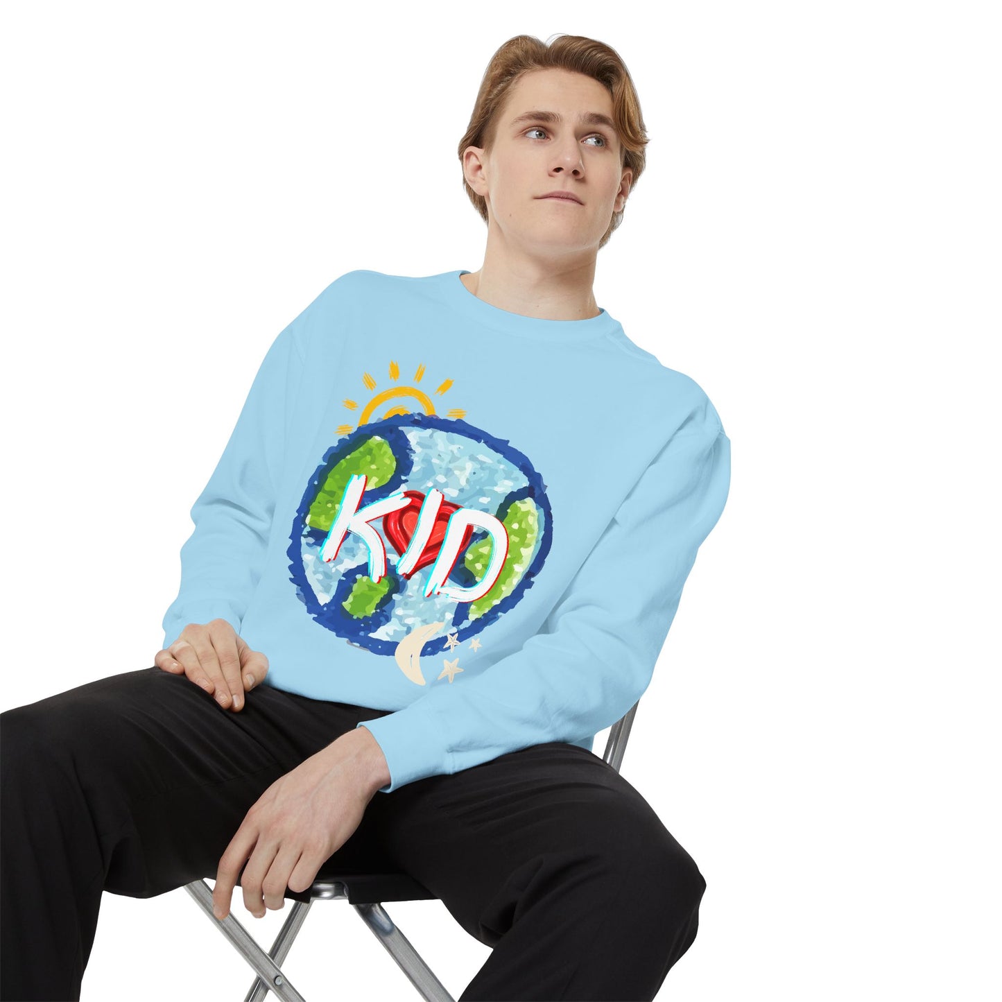 Kid World Graphic Unisex Sweatshirt