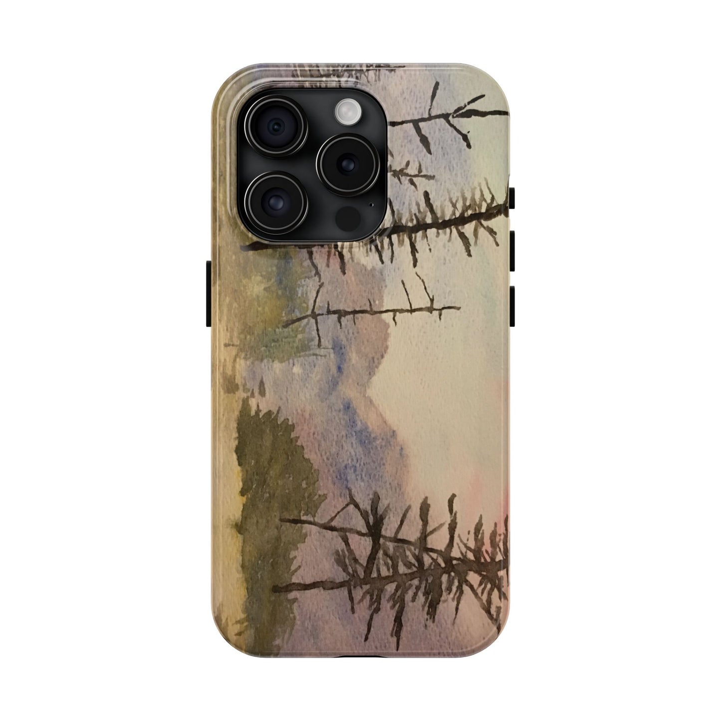 Glacier National Park After Fire Tough Phone Cases, iPhone & Samsung cases, wireless charging, mountains, nature, original artwork, gifts