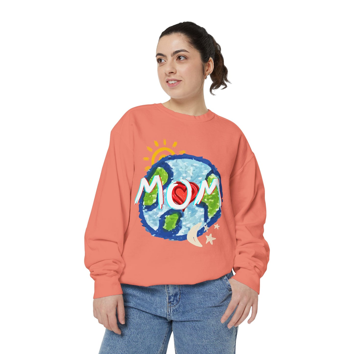 Mom’s World Graphic Unisex Sweatshirt for Mother’s Day