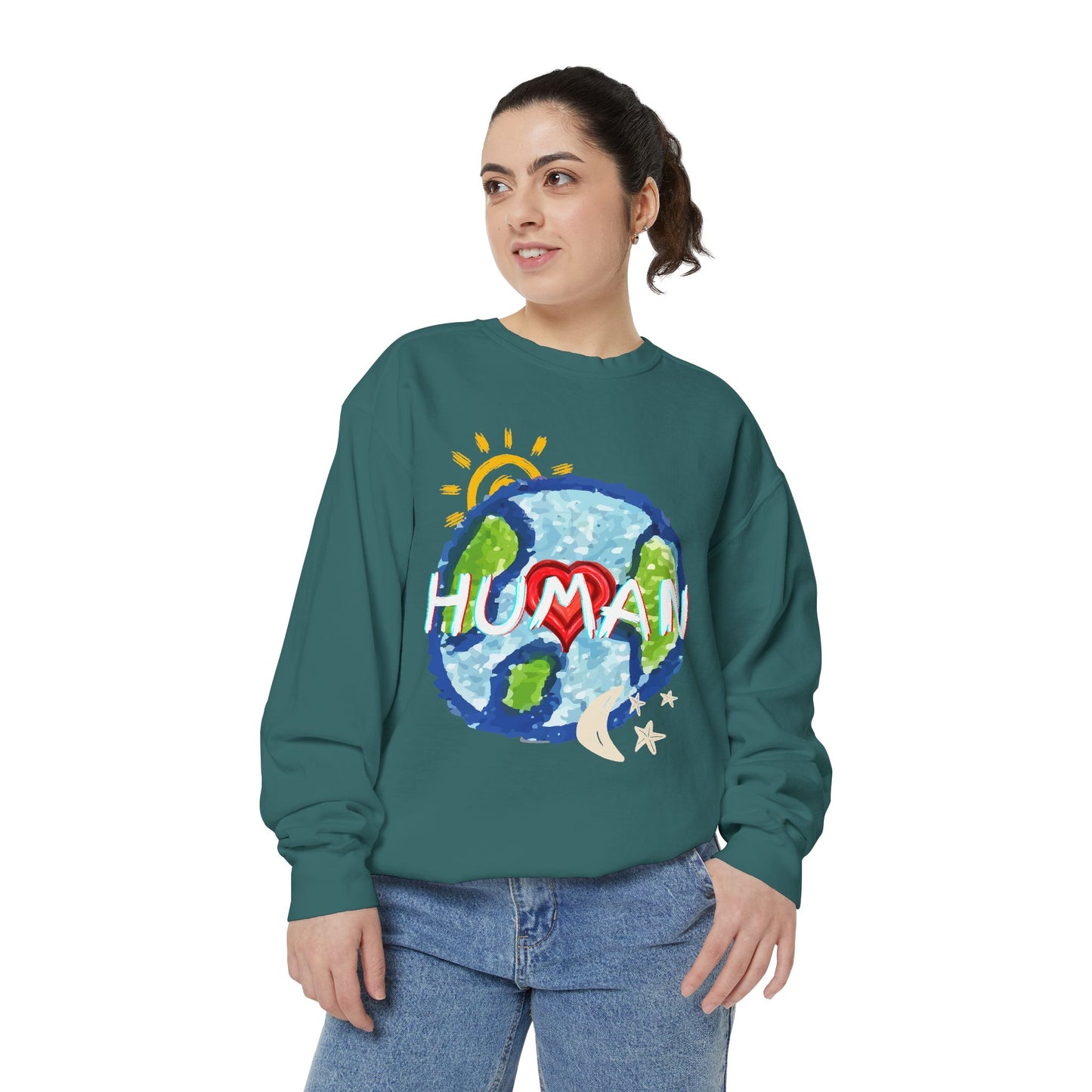 Human World Graphic Unisex Sweatshirt