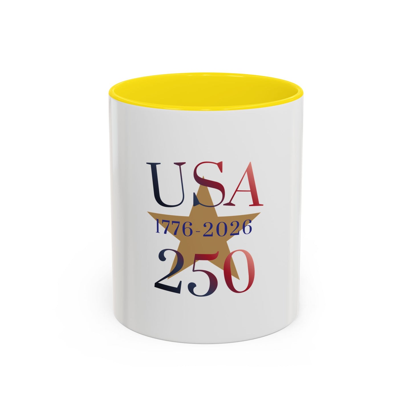 USA 250th Anniversary 1776 Accent Coffee Mug (11/15 oz)