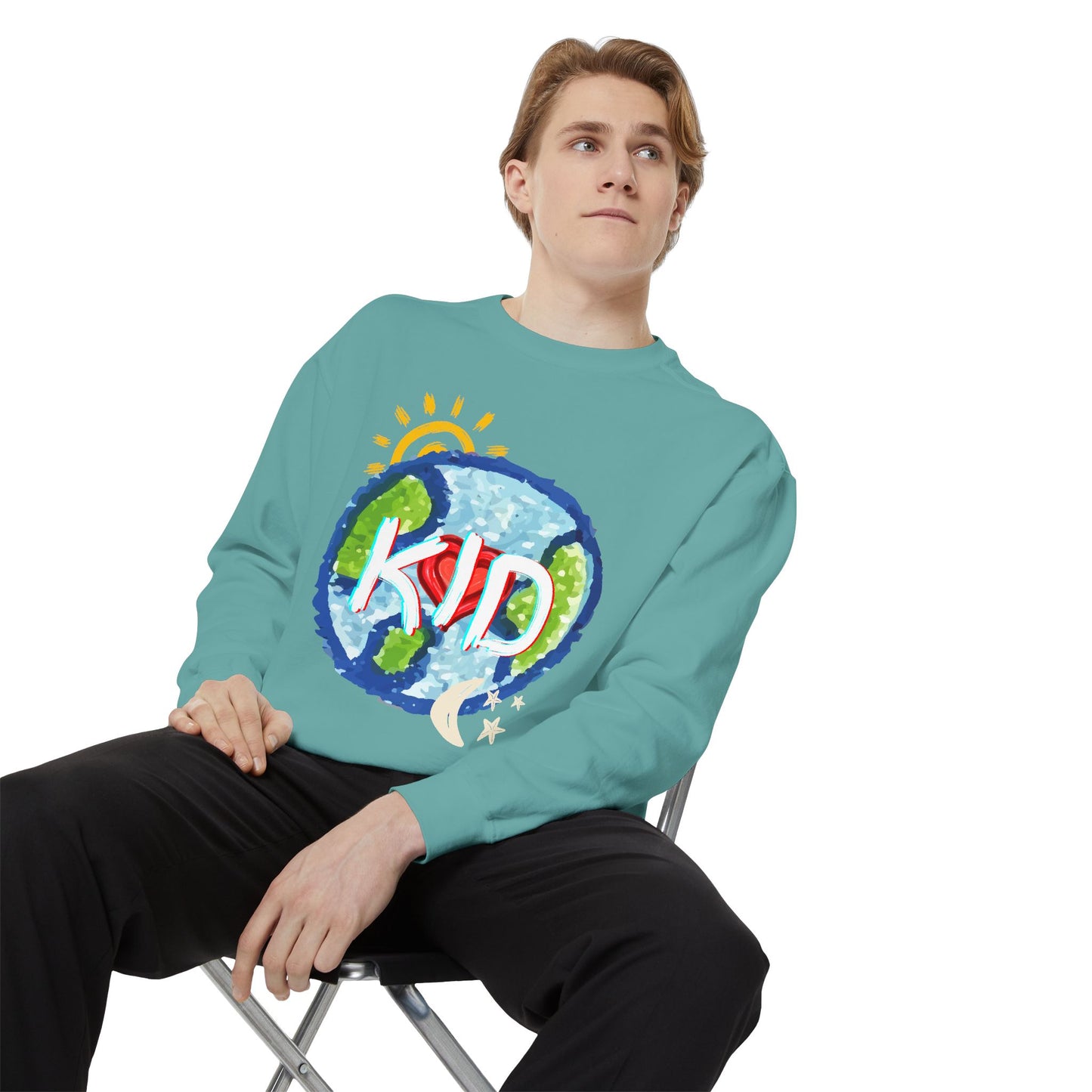 Kid World Graphic Unisex Sweatshirt