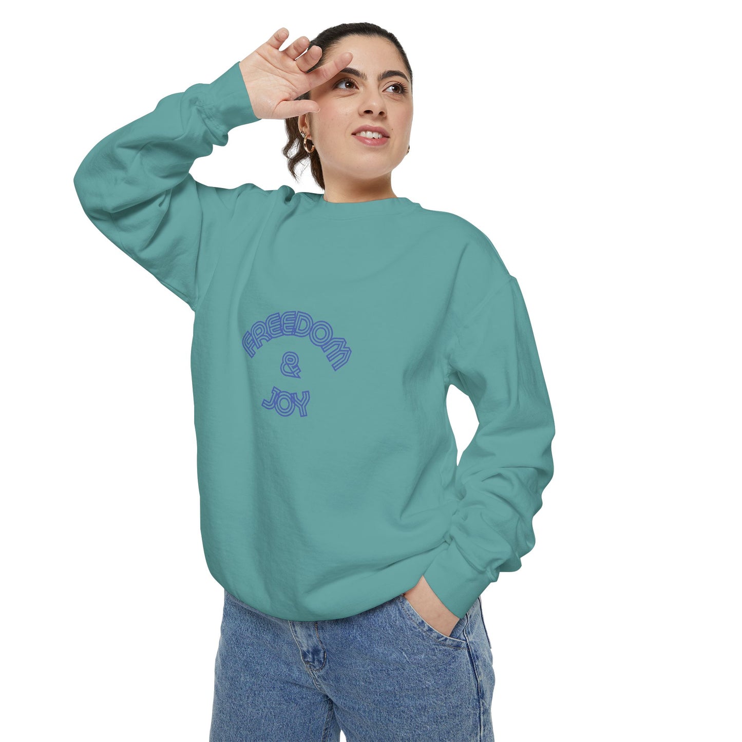 Freedom & Joy Unisex Sweatshirt - America Equality Love Election Gift Comfy