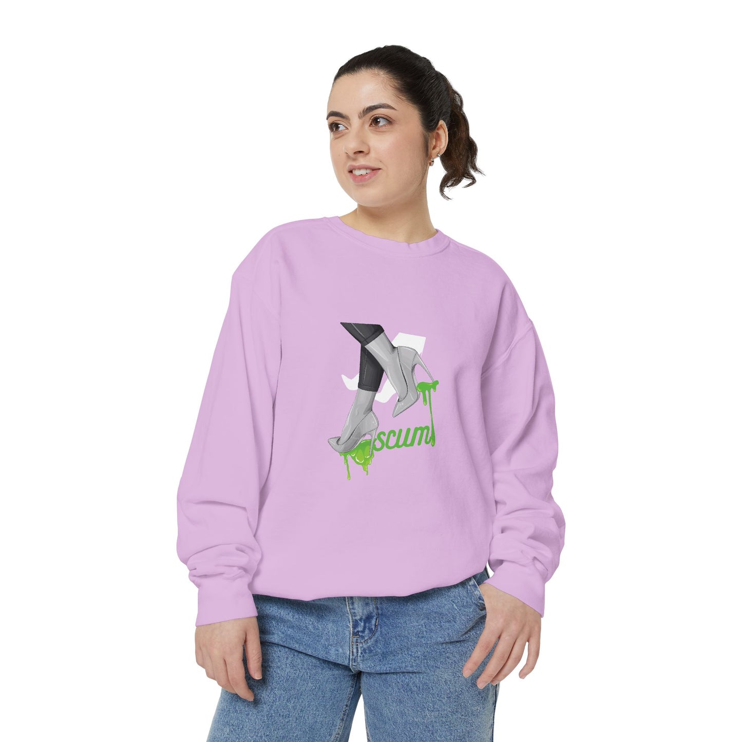 High Heels Dripping Scum Unisex Sweatshirt
