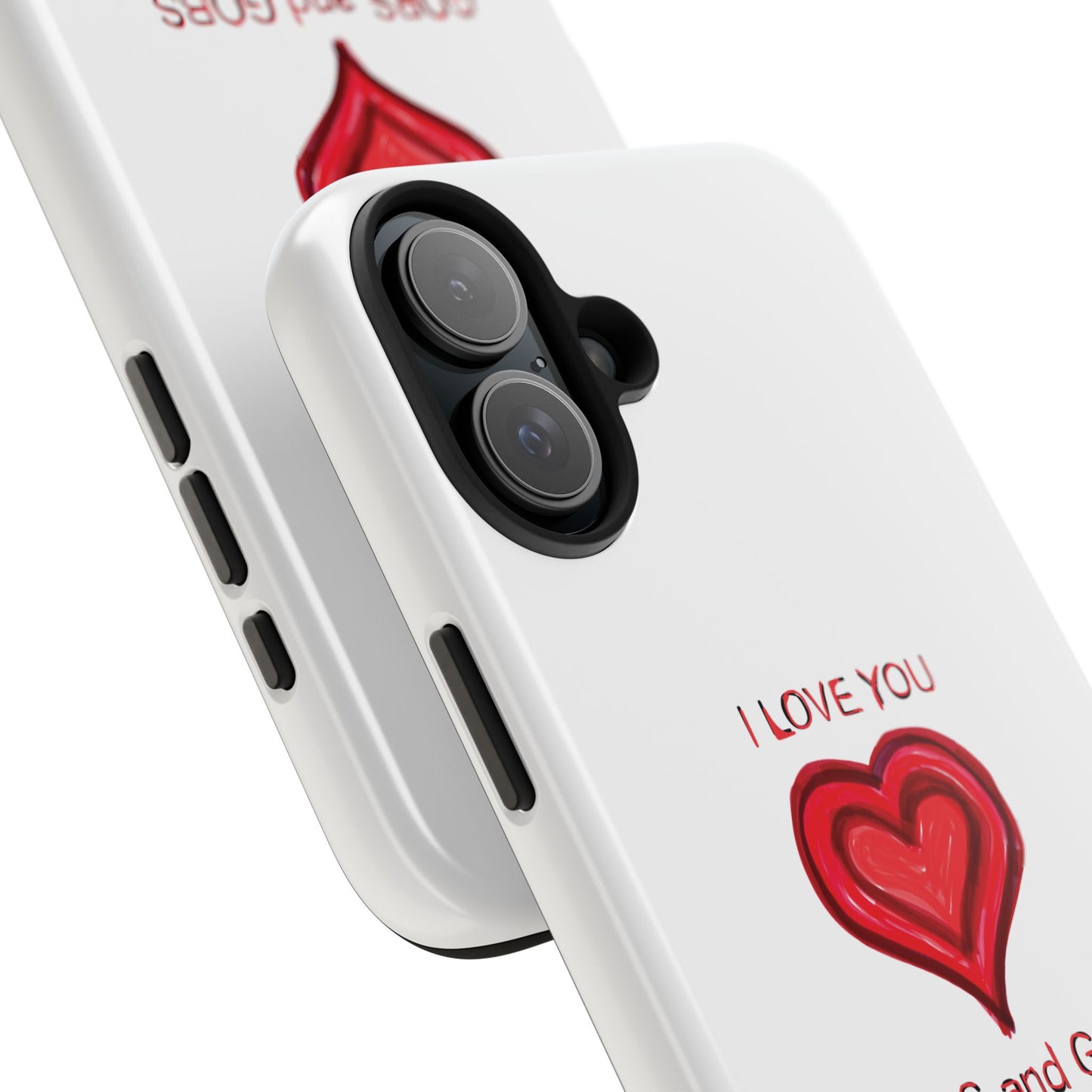 Heartfelt I Love You Gobs and Gobs Tough Phone Cases, iPhone & Samsung Cases, Wireless Charging, Gender Neutral Gifts, Valentines, Christmas