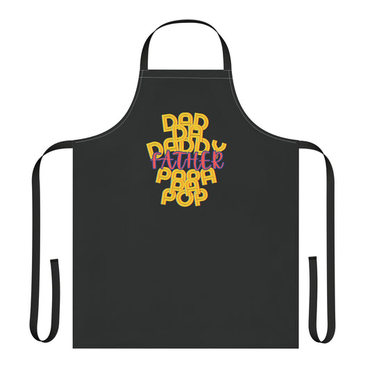 Father Chefs Apron, Love BBQ Cooking Fathers Day Gifts for Men
