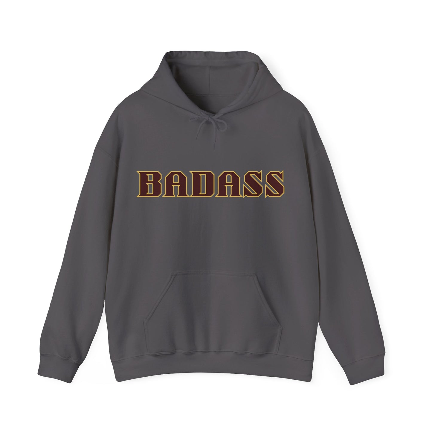 Badass Unisex Heavy Blend™ Hooded Sweatshirt, funny, strong, hoodies, gifts for friends, gender neutral, personality, attitude, warm, soft
