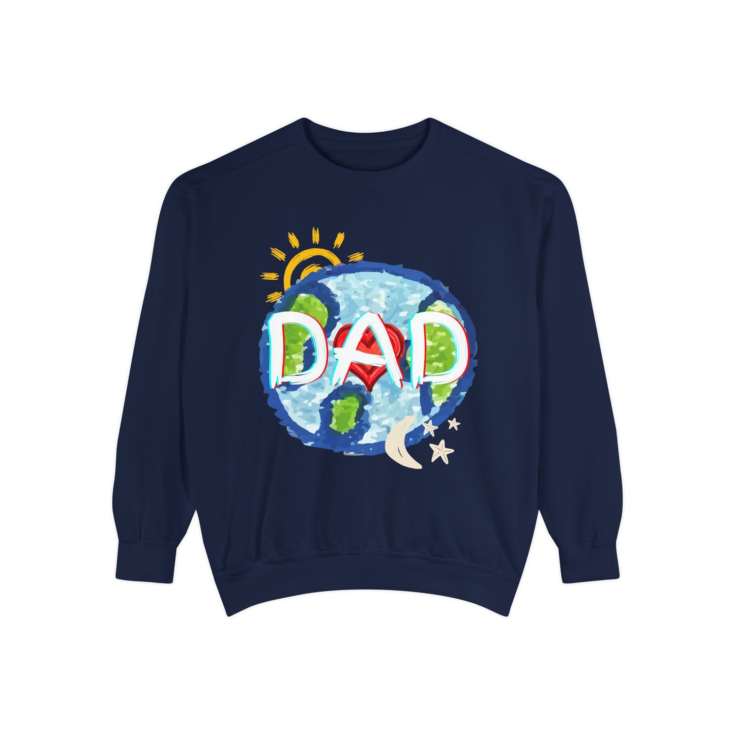 Dad's World Graphic Unisex Sweatshirt for Father's Day