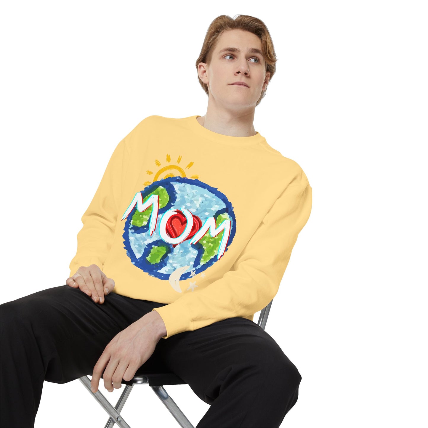 Mom’s World Graphic Unisex Sweatshirt for Mother’s Day