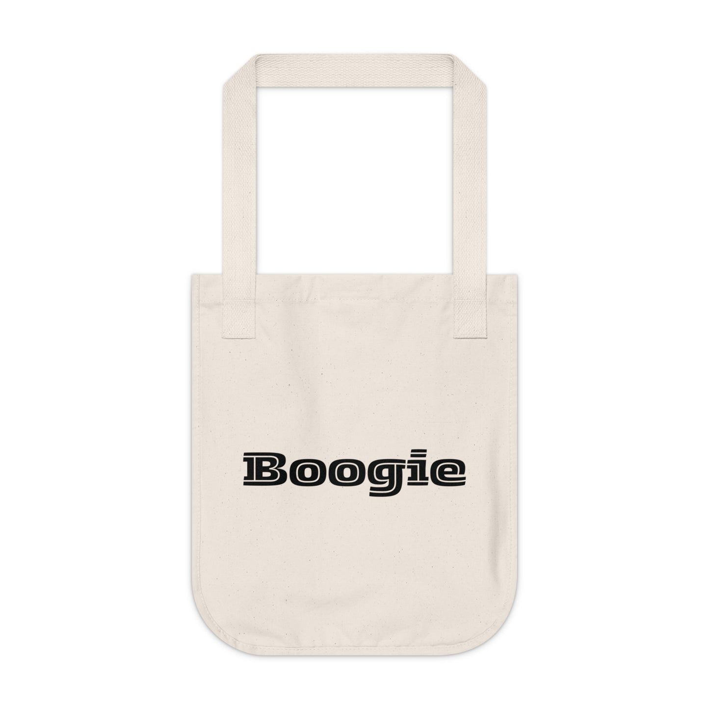 Boogie Organic Canvas Tote Bag, Gender Neutral, Women, Men, Teens, Kids, Friends, Gift, Groceries, Shopping, Books, Eco, Birthday, Christmas