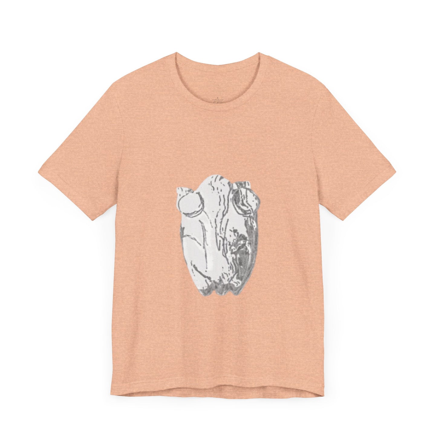 White Frog Unisex Tee - Nature and Animals Gender Neutral T-Shirt