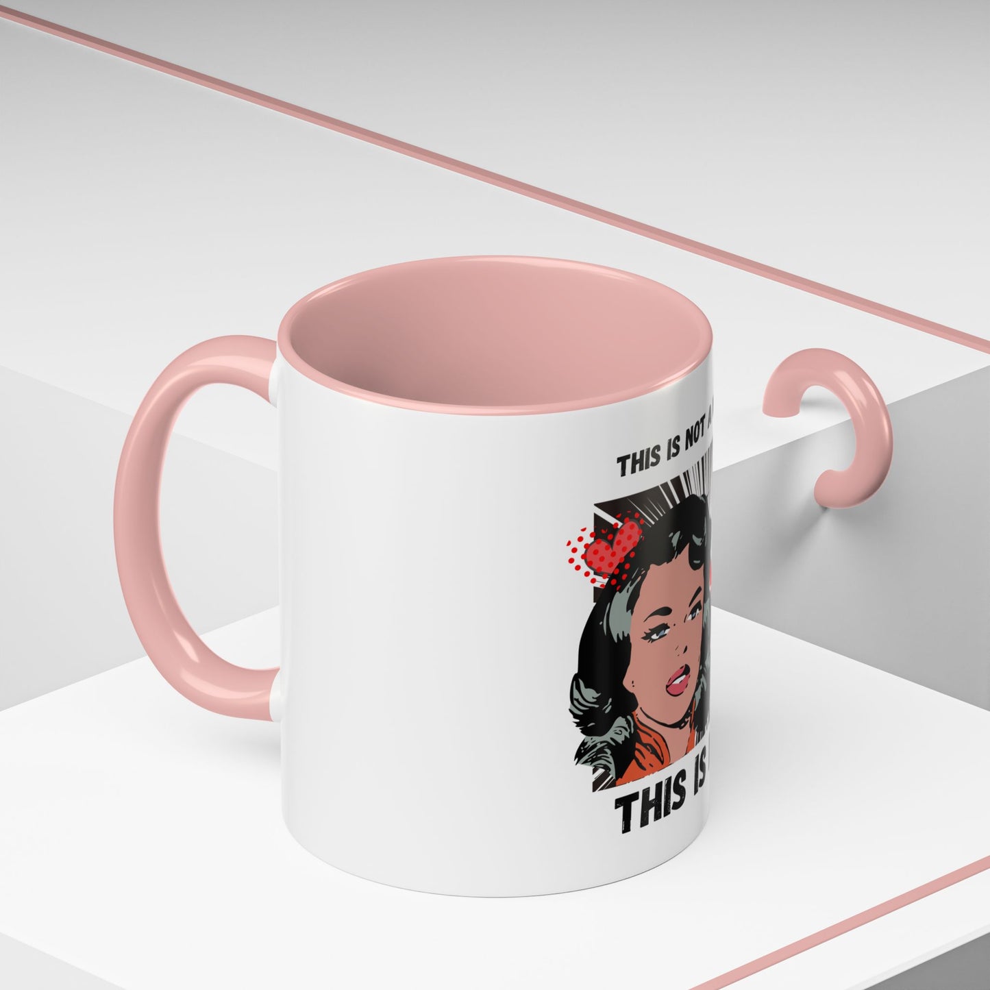This Is Not A Mood Funny Coffee Mug -Gifts For Women, Friends, Ceramic, BPA-Free