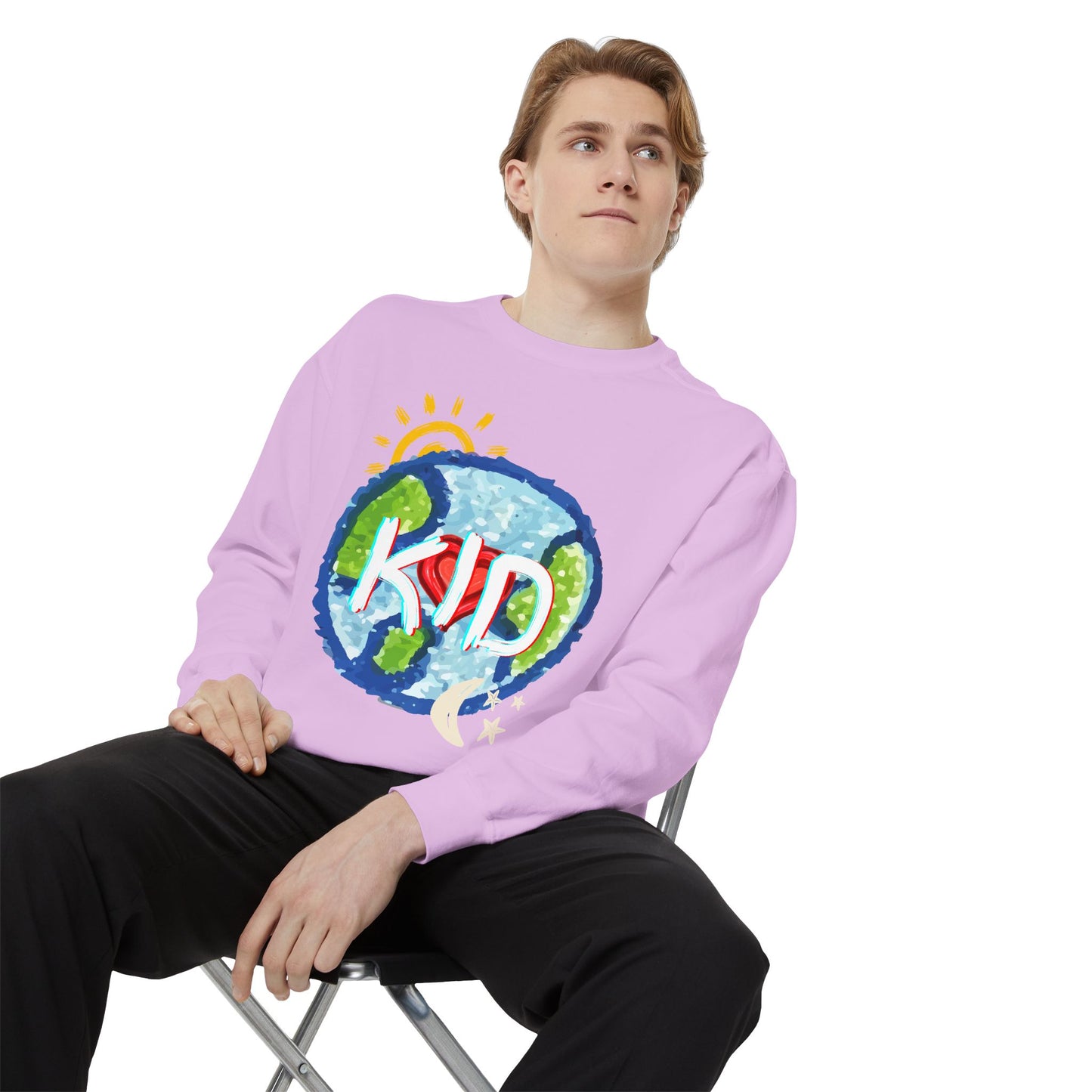 Kid World Graphic Unisex Sweatshirt